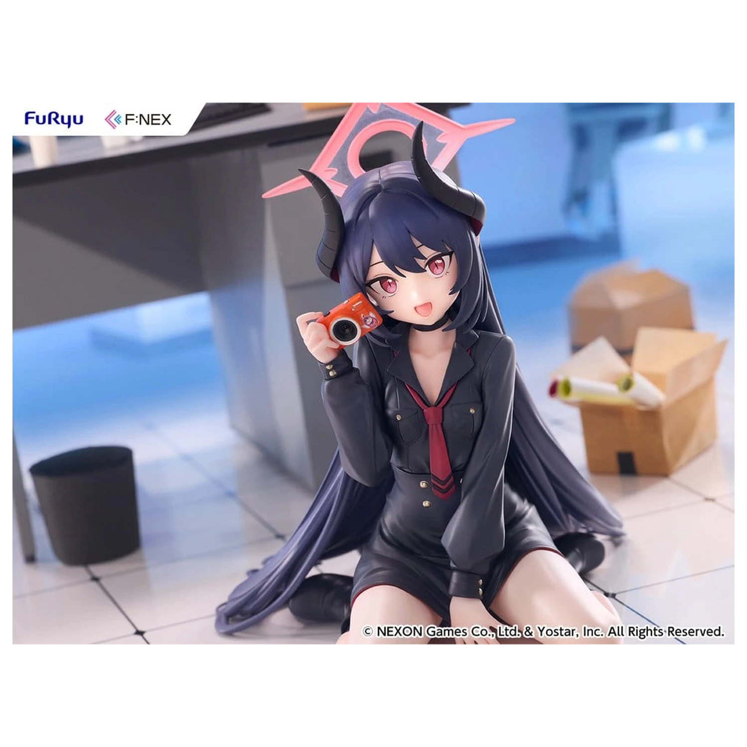 Blue Archive F:NEX PVC Figurka 1/7 Chiaki Memorial lobby Ver. 38 cm fotografii produktu