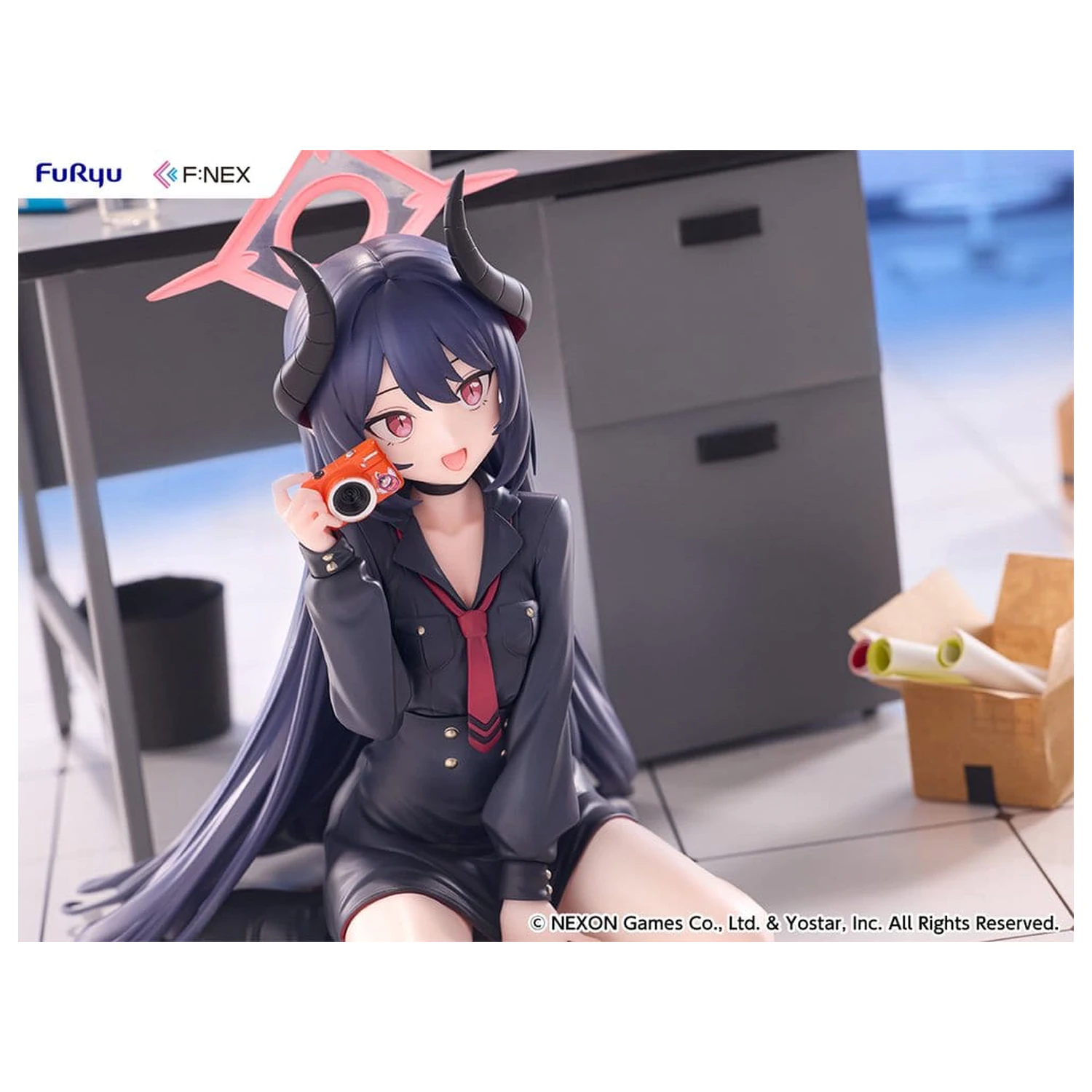 Blue Archive F:NEX PVC Figurka 1/7 Chiaki Memorial lobby Ver. 38 cm fotografii produktu