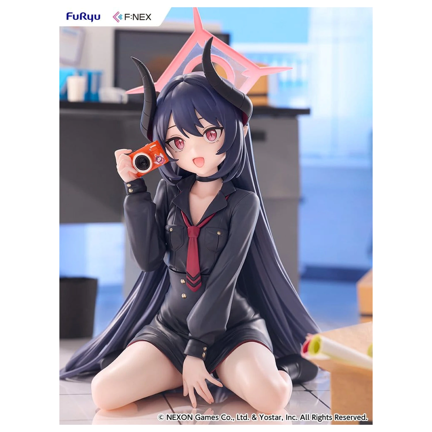 Blue Archive F:NEX PVC Figurka 1/7 Chiaki Memorial lobby Ver. 38 cm fotografii produktu