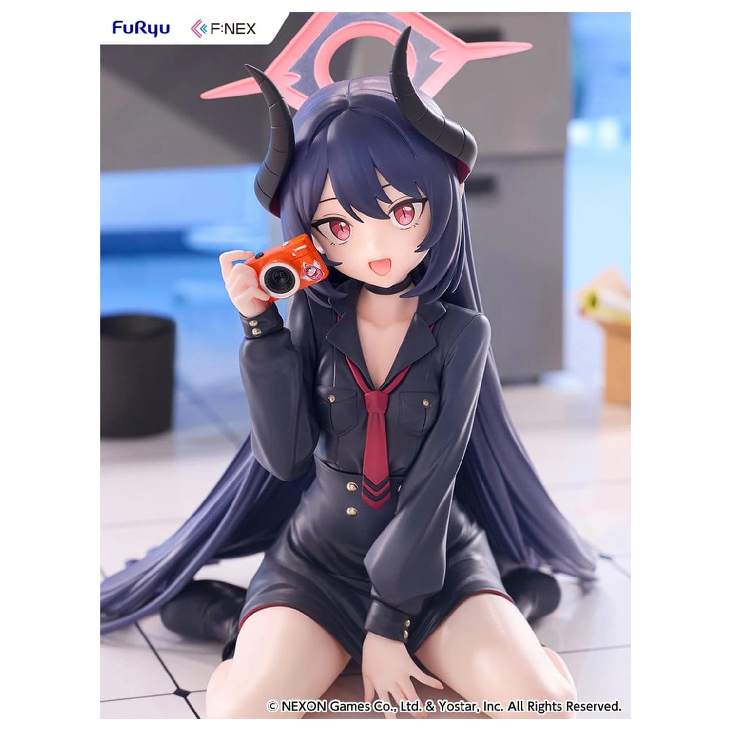 Blue Archive F:NEX PVC Figurka 1/7 Chiaki Memorial lobby Ver. 38 cm fotografii produktu