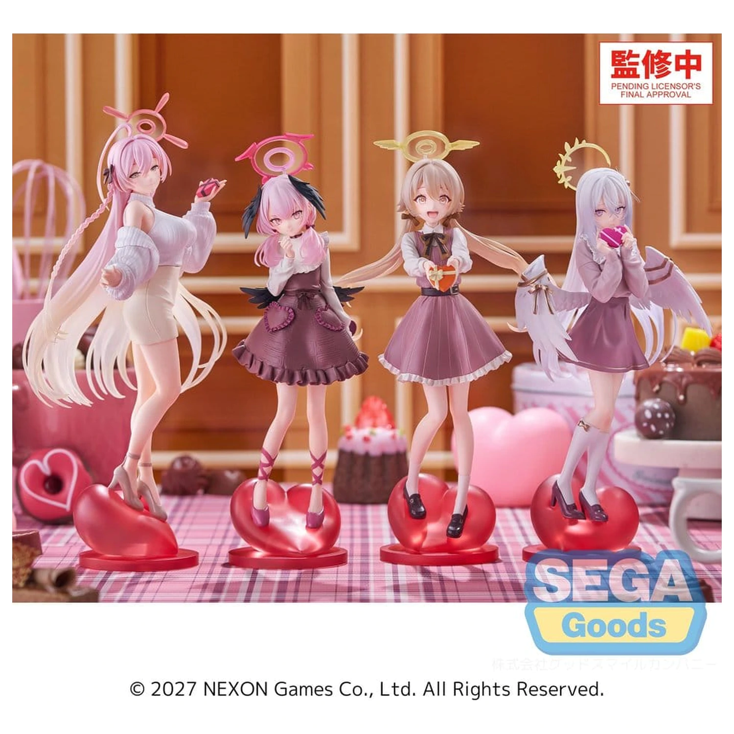 Blue Archive XStellar PVC figurka Azusa Happy Valentine!! 21 cm fotografii produktu