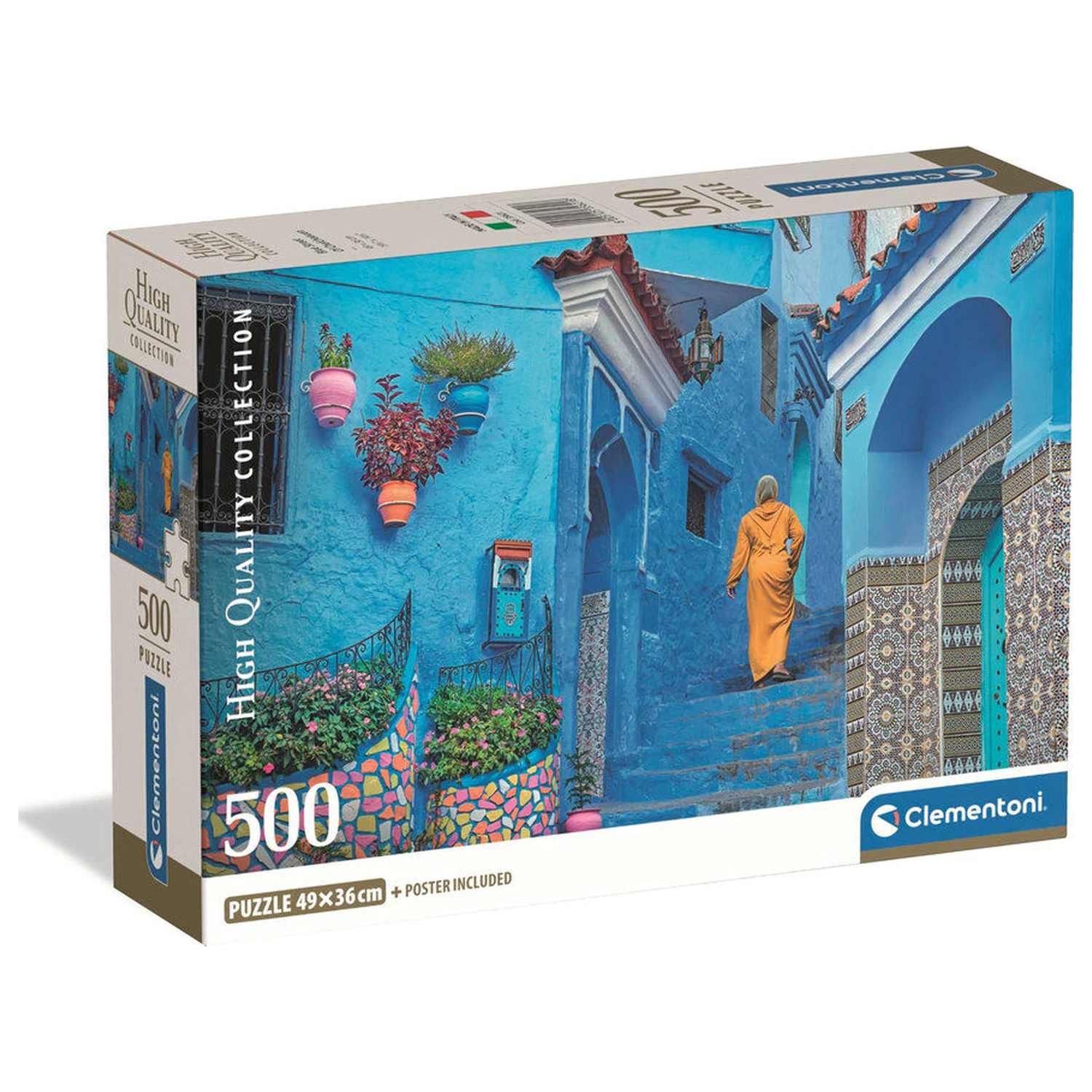 Blue Street Of Chefchaouen puzzle 500 ks fotografii produktu