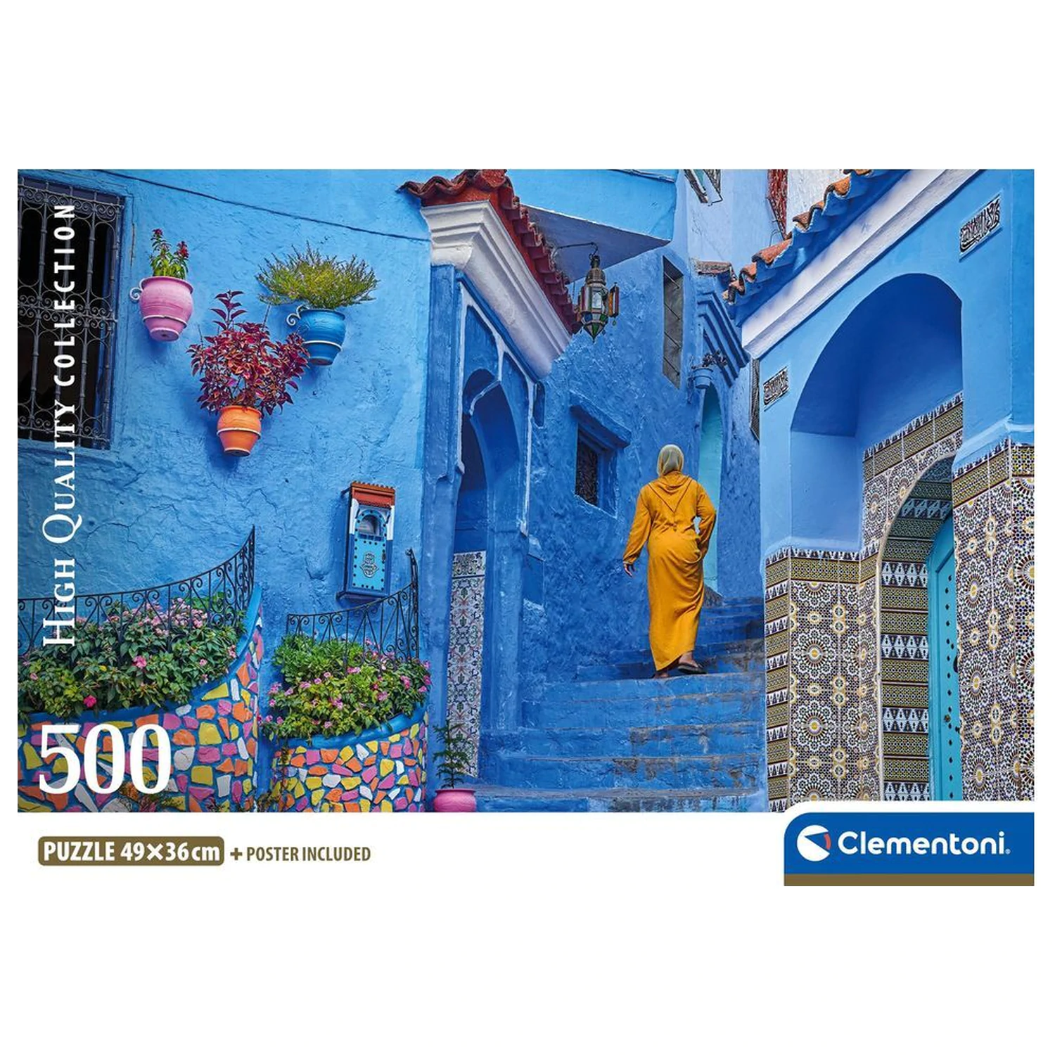 Blue Street Of Chefchaouen puzzle 500 ks fotografii produktu