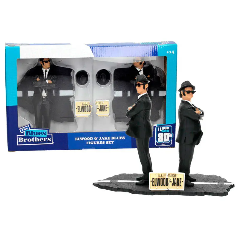 Blues Brothers Movie Icons Soška 2-Pack Jake & Elwood 18 cm fotografii produktu