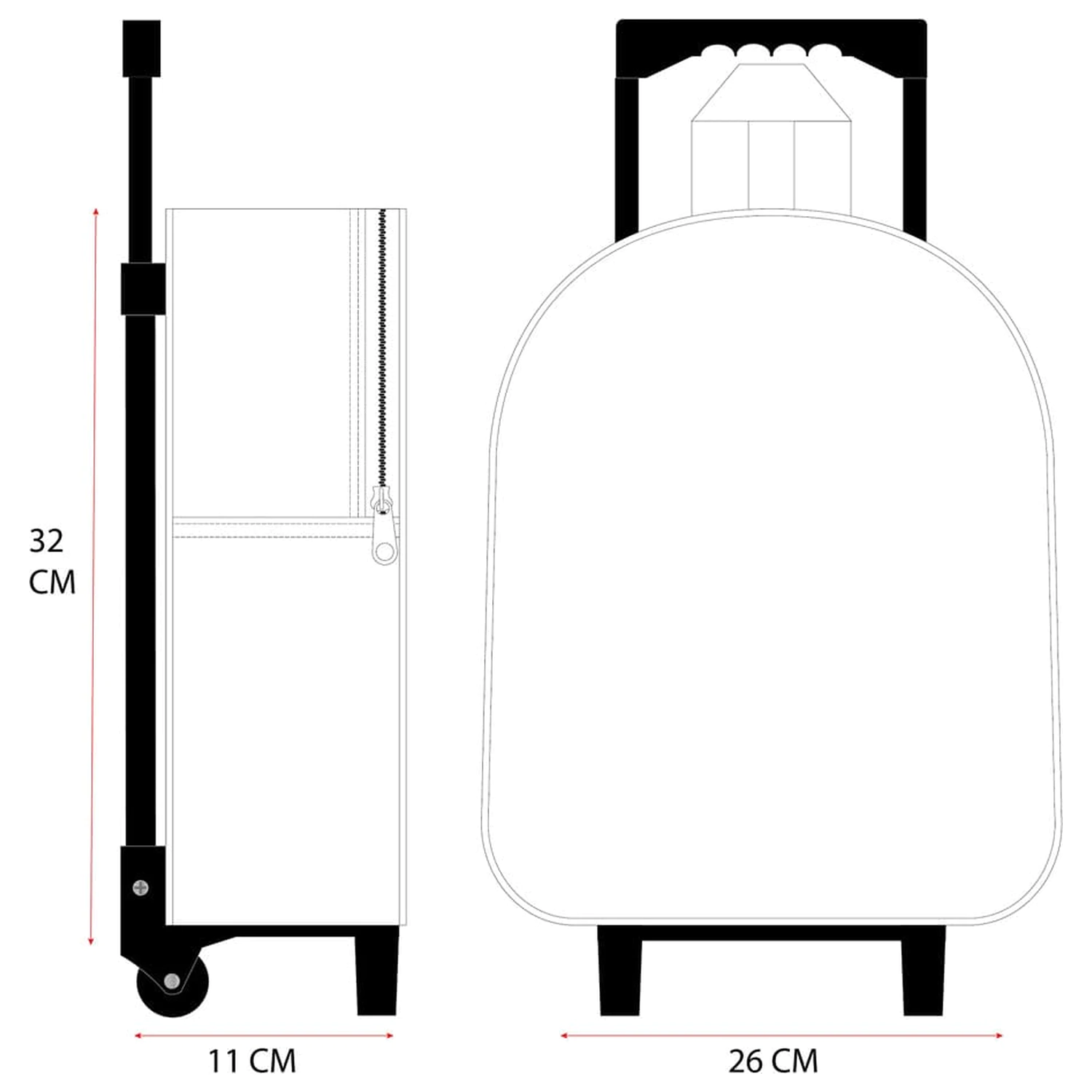 Bluey Trolley batoh 3D Oh Happy Days 32 cm fotografii produktu