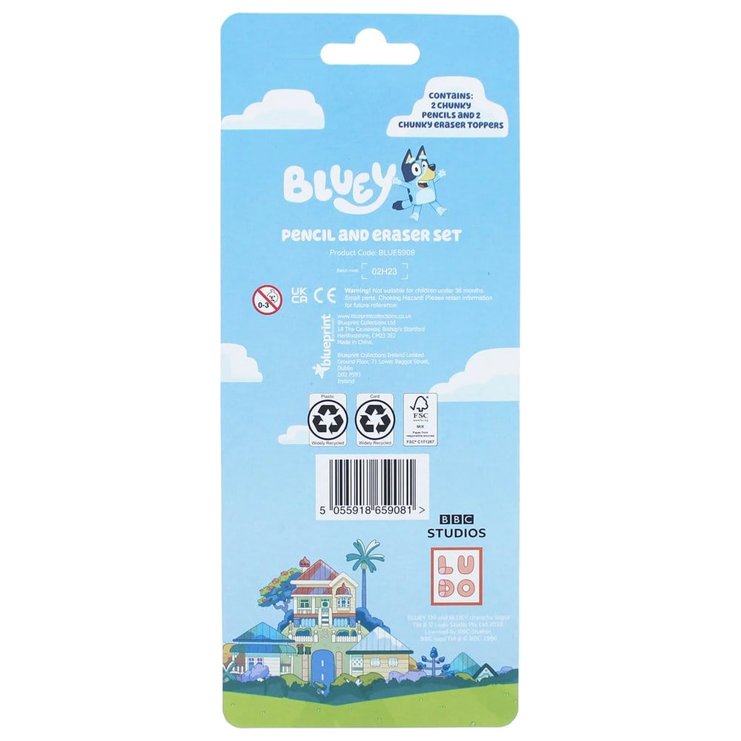 Bluey 4dílná sada psacích potřeb fotografii produktu