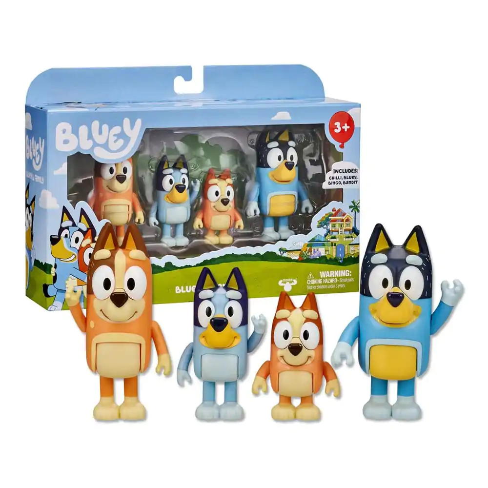 Bluey Akční figurky 4-Pack fotografii produktu