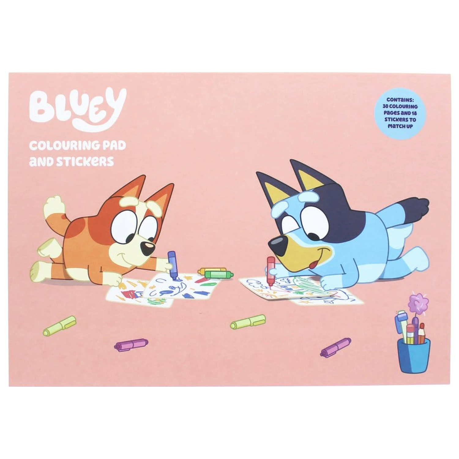 Bluey Omalovánky A4 a sada samolepek fotografii produktu