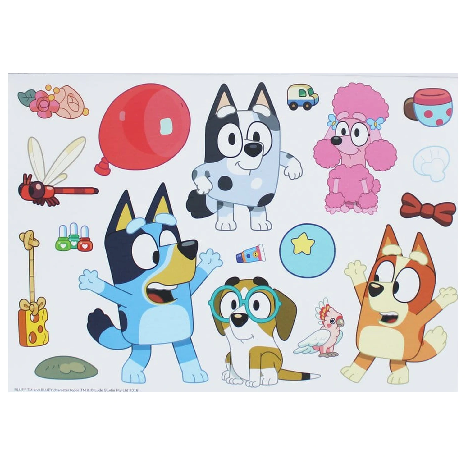 Bluey Omalovánky A4 a sada samolepek fotografii produktu
