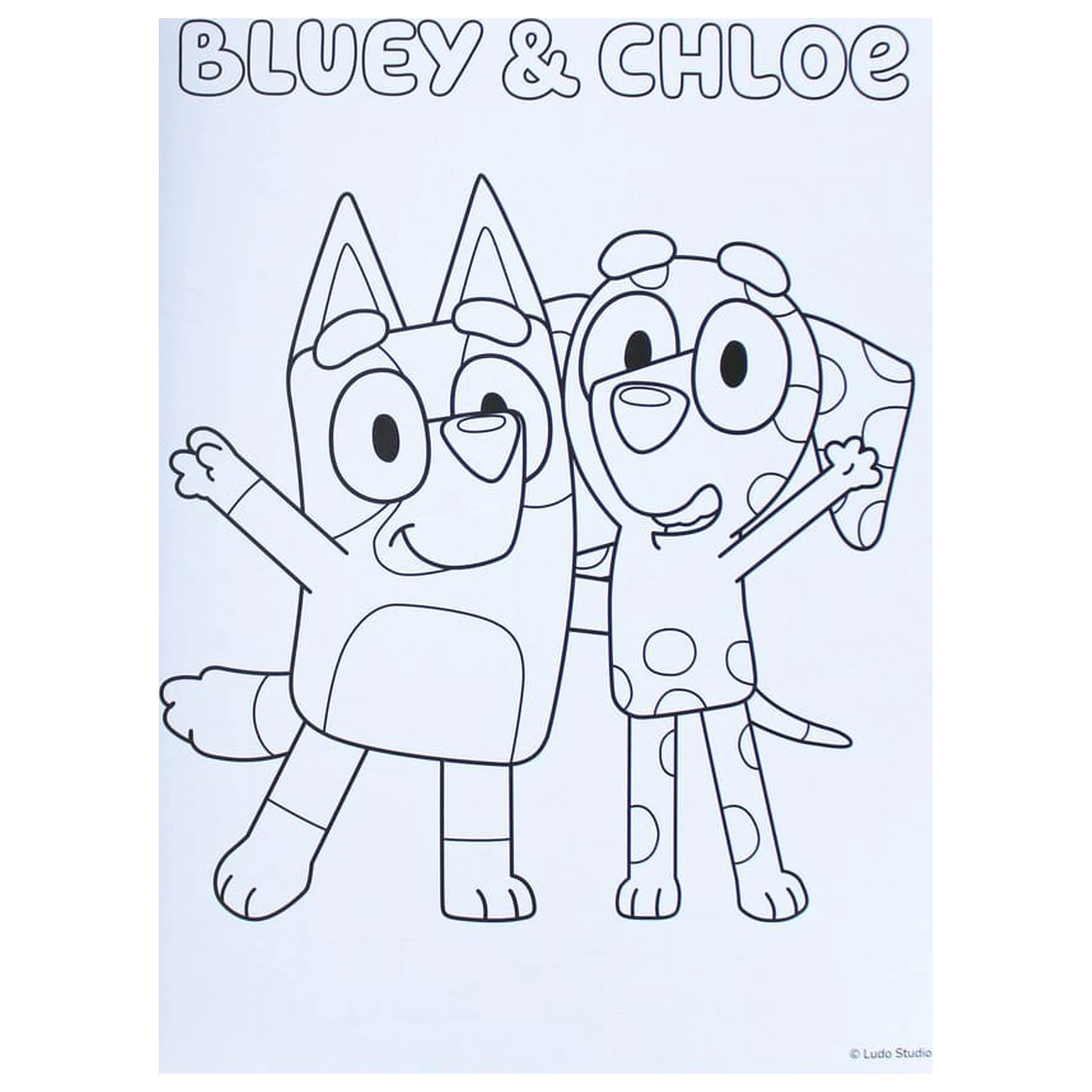 Bluey Omalovánky A4 a sada samolepek fotografii produktu