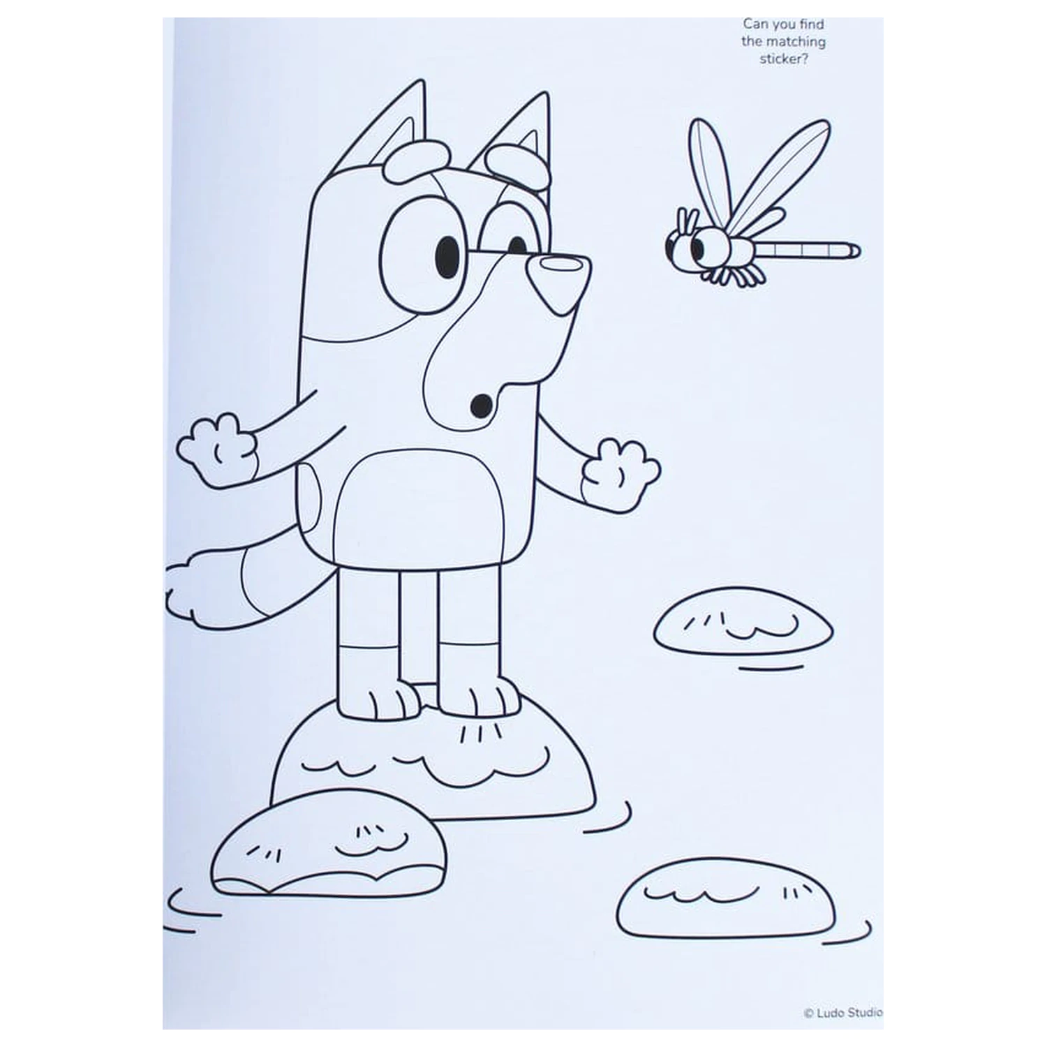 Bluey Omalovánky A4 a sada samolepek fotografii produktu