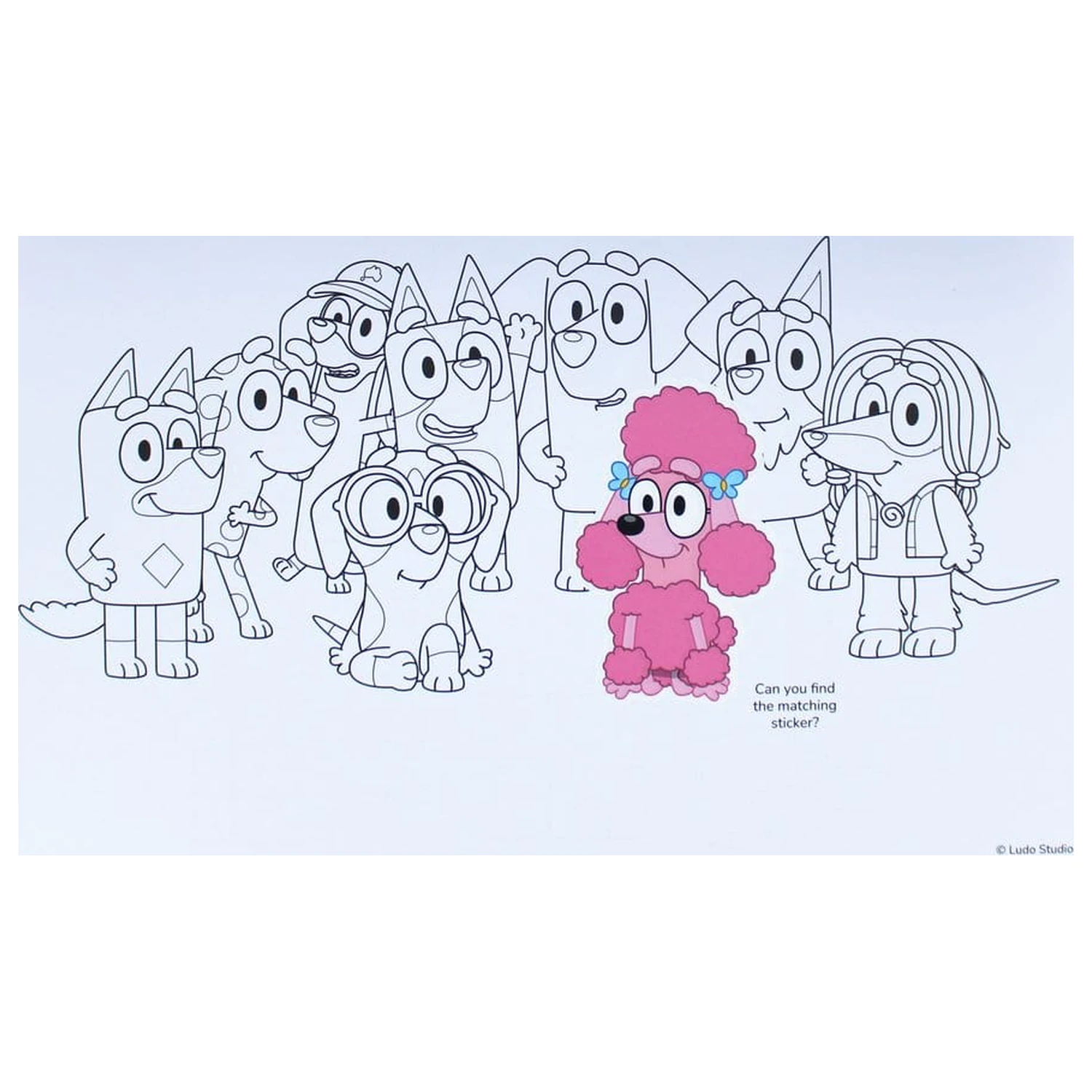 Bluey Omalovánky A4 a sada samolepek fotografii produktu