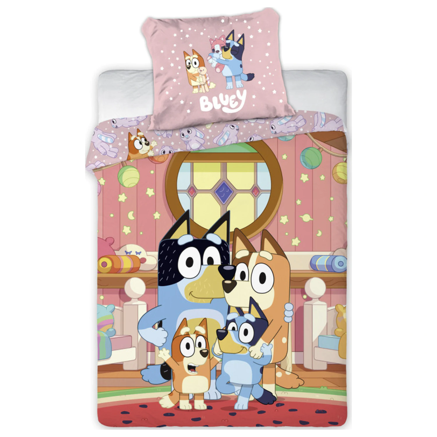 Bluey At Home Povlak na přikrývku fotografii produktu