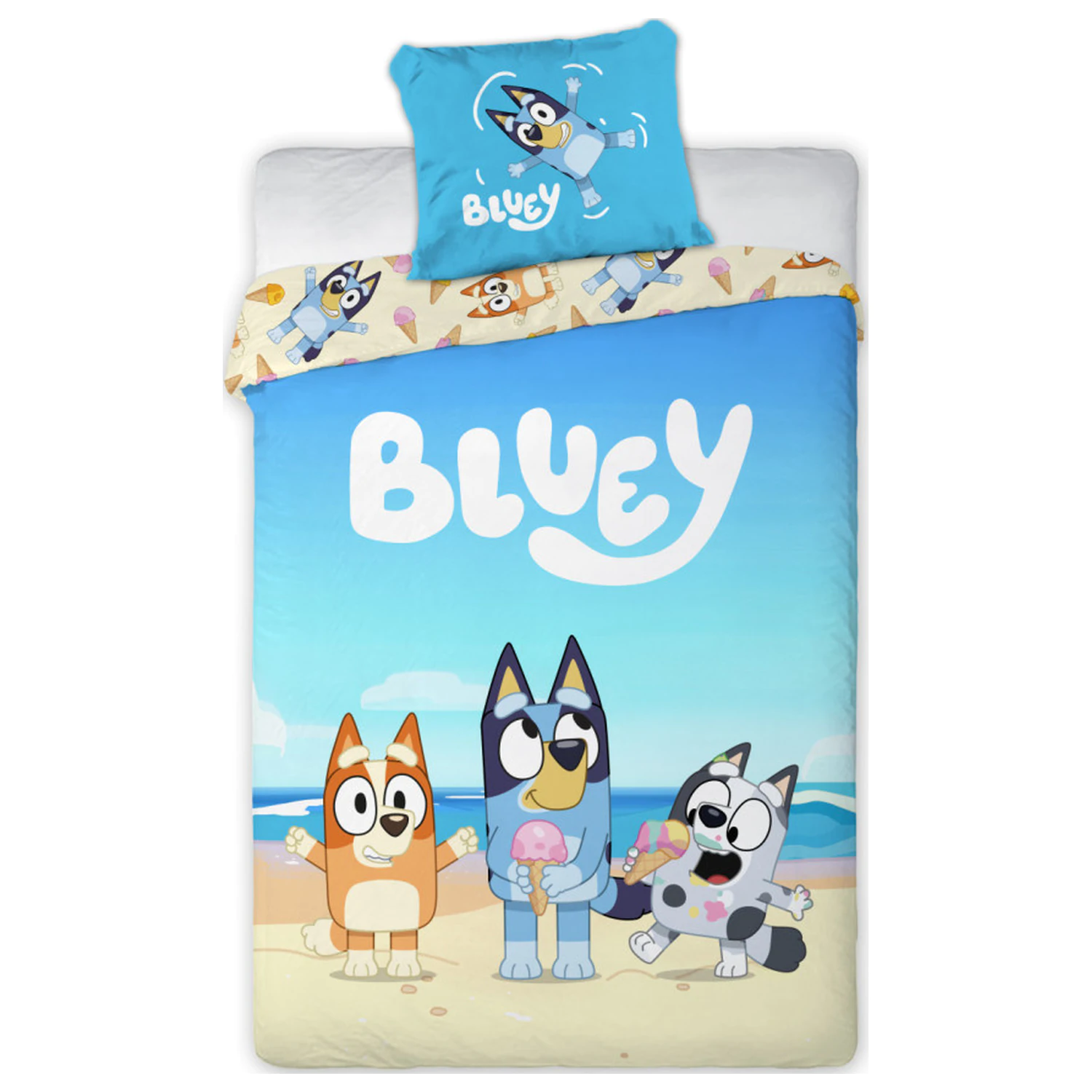 Bluey Beach Day povlak na peřinu fotografii produktu