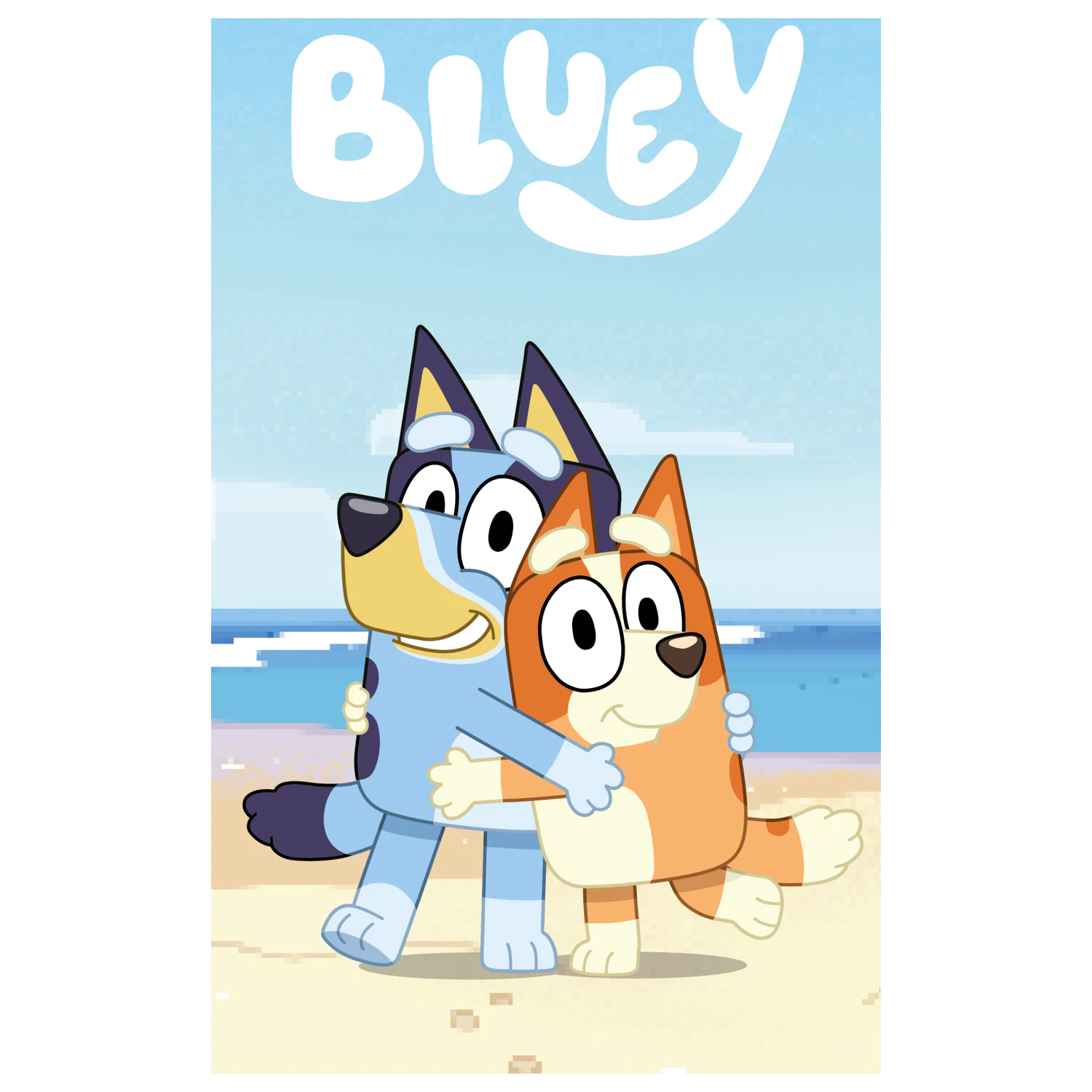 Bluey Beach Hug ručník 70x140cm fotografii produktu