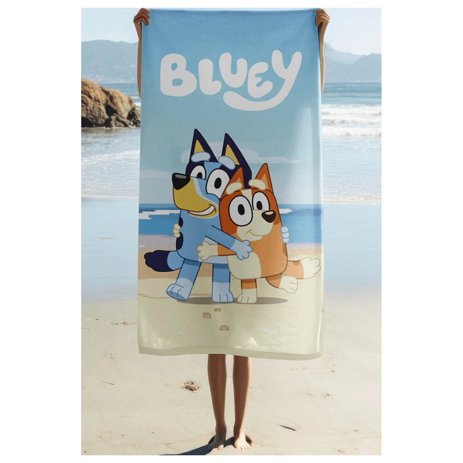 Bluey Beach Hug ručník 70x140cm fotografii produktu