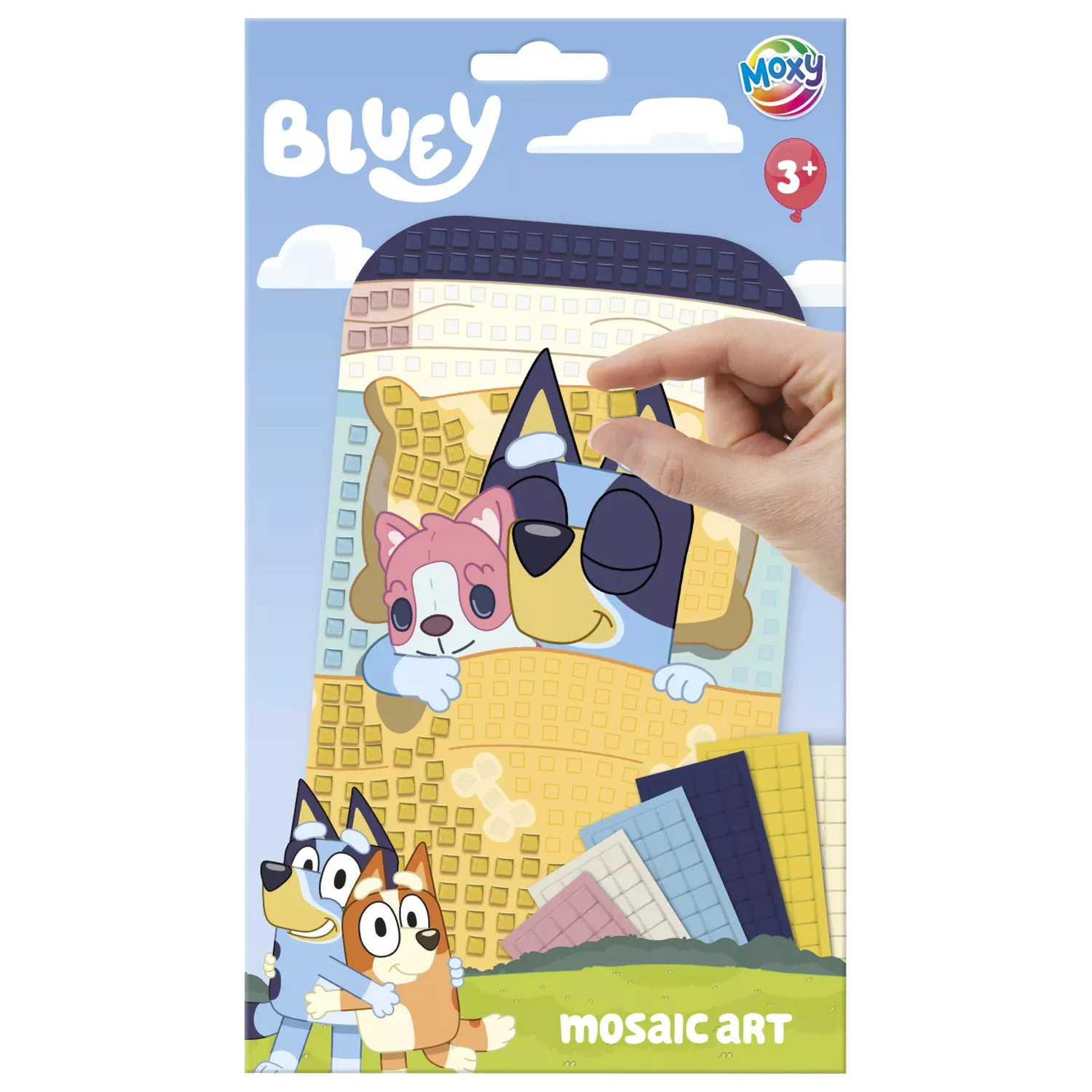 Bluey Pěnová mozaika na postel kreativní sada fotografii produktu