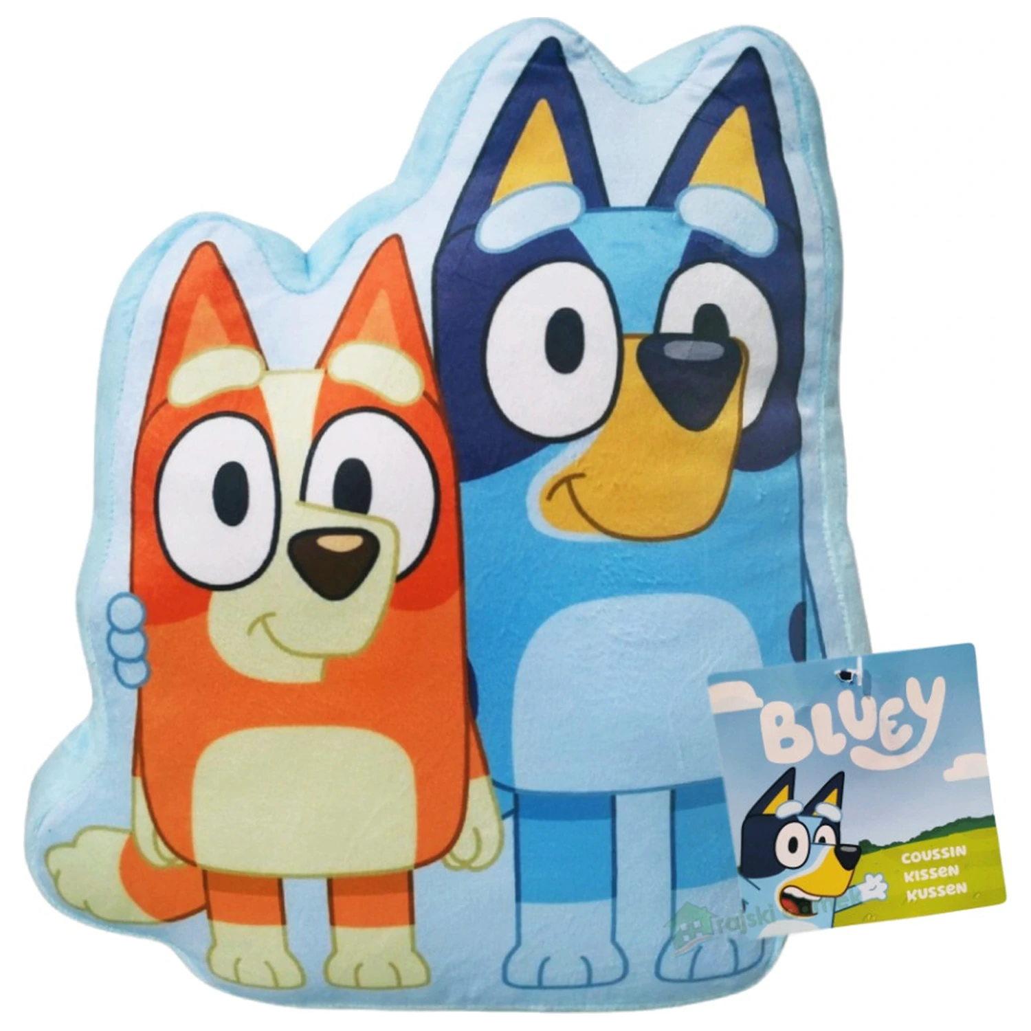 Bluey Best Pals Tvarovaný Polštář, Dekorativní Polštář 34x28 cm fotografii produktu