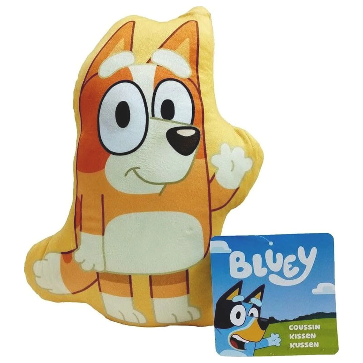Bluey Bingo Tvarovaný Polštář, Dekorační polštář 21x31 cm fotografii produktu