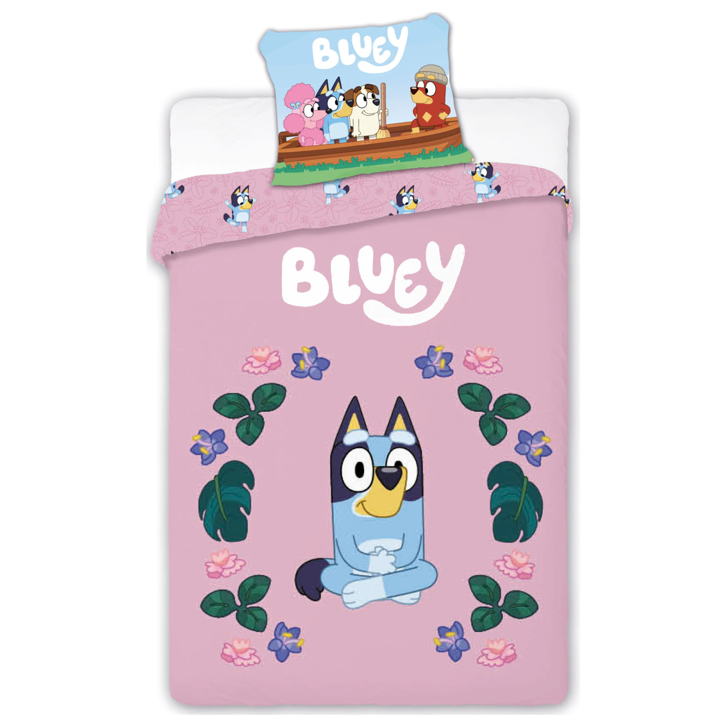 Bluey Blossom Dětský předškolní povlak na peřinu fotografii produktu