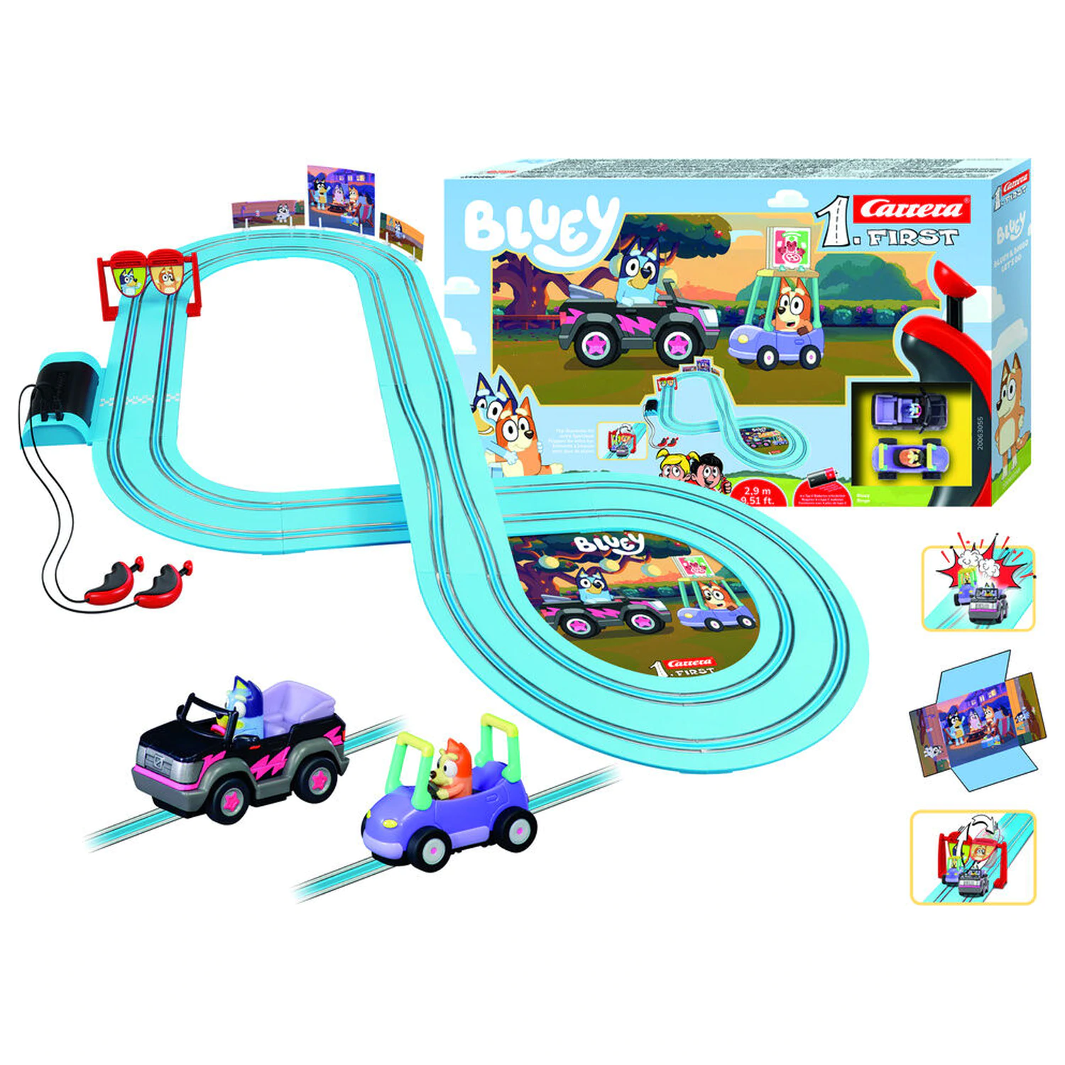 Bluey - Bluey & Bingo Závodní okruh Let's Racing circuit fotografii produktu