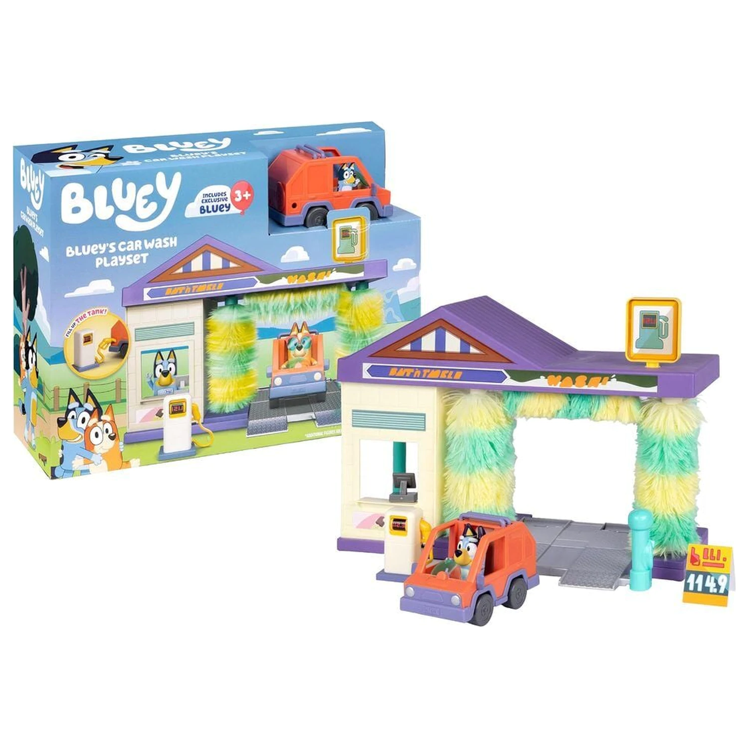Bluey Myčka aut herní set fotografii produktu