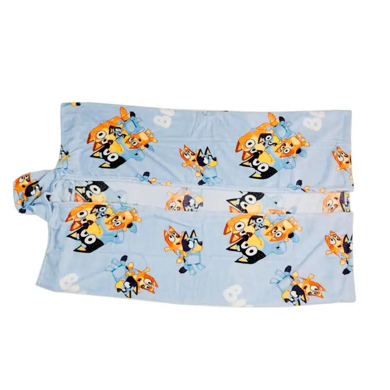 Bluey Coral mikinová deka s kapucí 120x150cm fotografii produktu