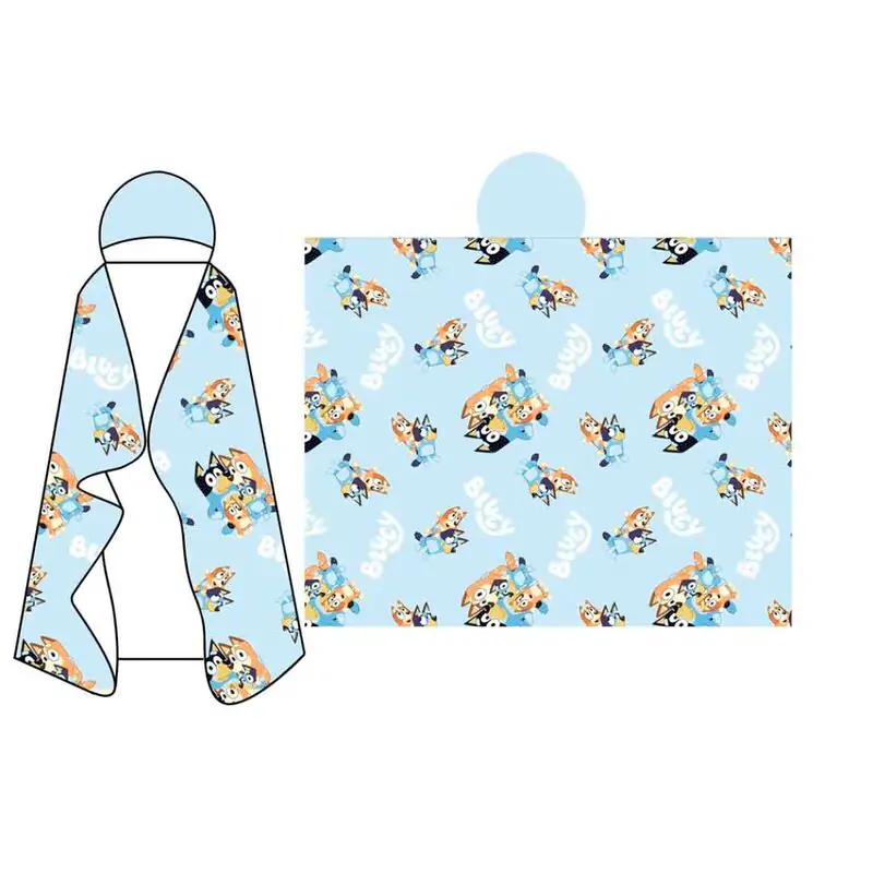 Bluey Coral mikinová deka s kapucí 120x150cm fotografii produktu