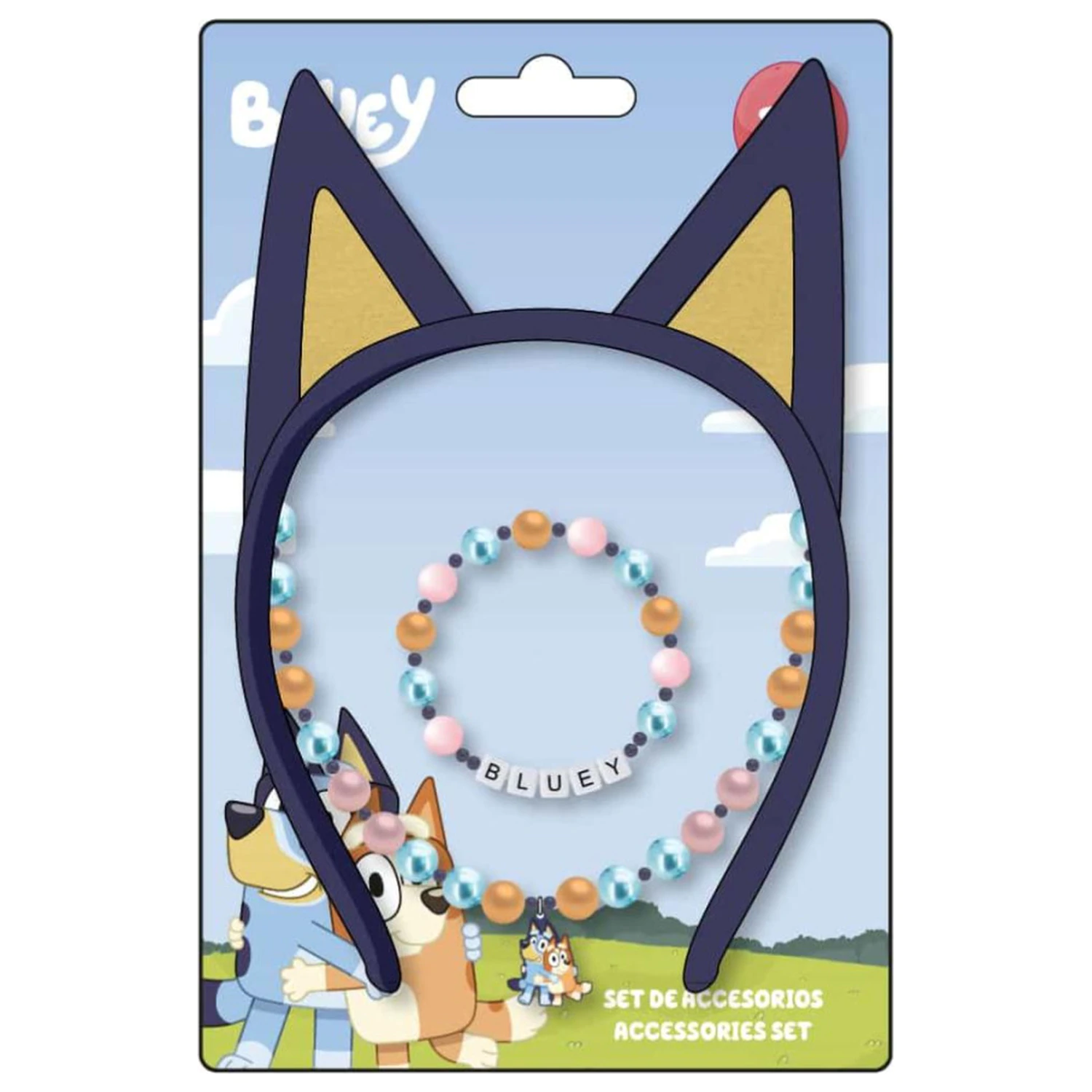 Bluey Ears Sada šperků a čelenky fotografii produktu
