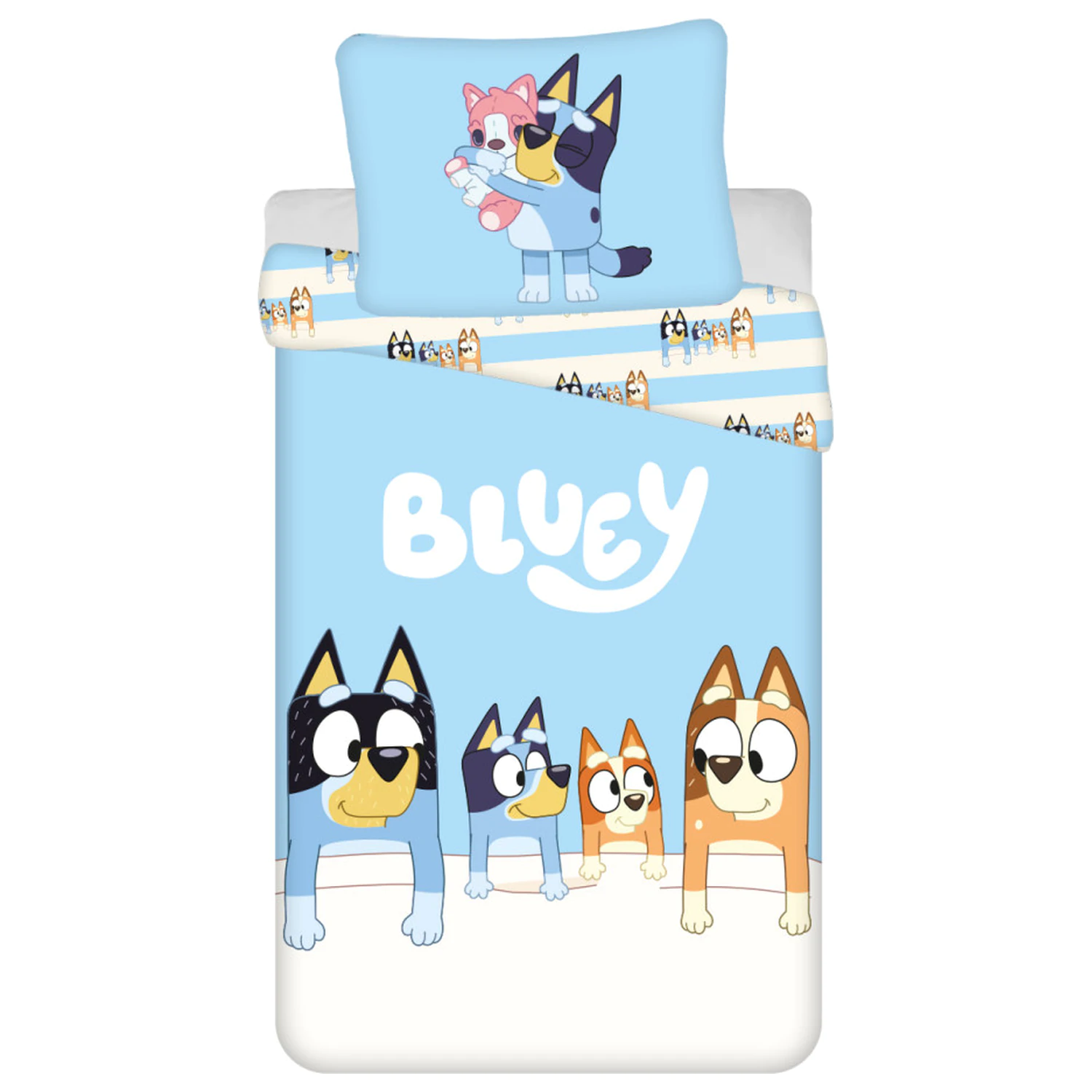 Bluey rodinný povlak na peřinu fotografii produktu