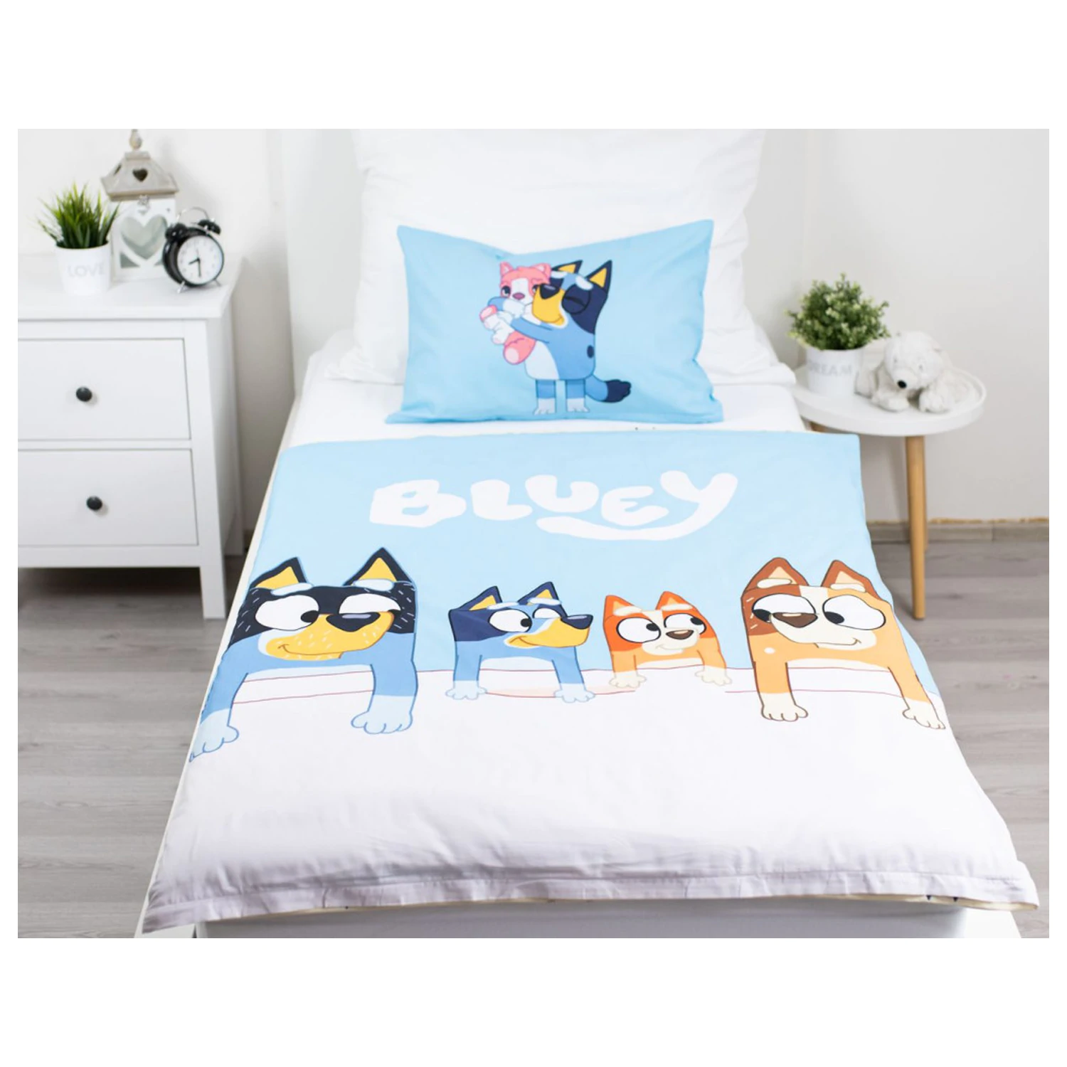 Bluey Family povlak na peřinu pro batolata a předškoláky fotografii produktu