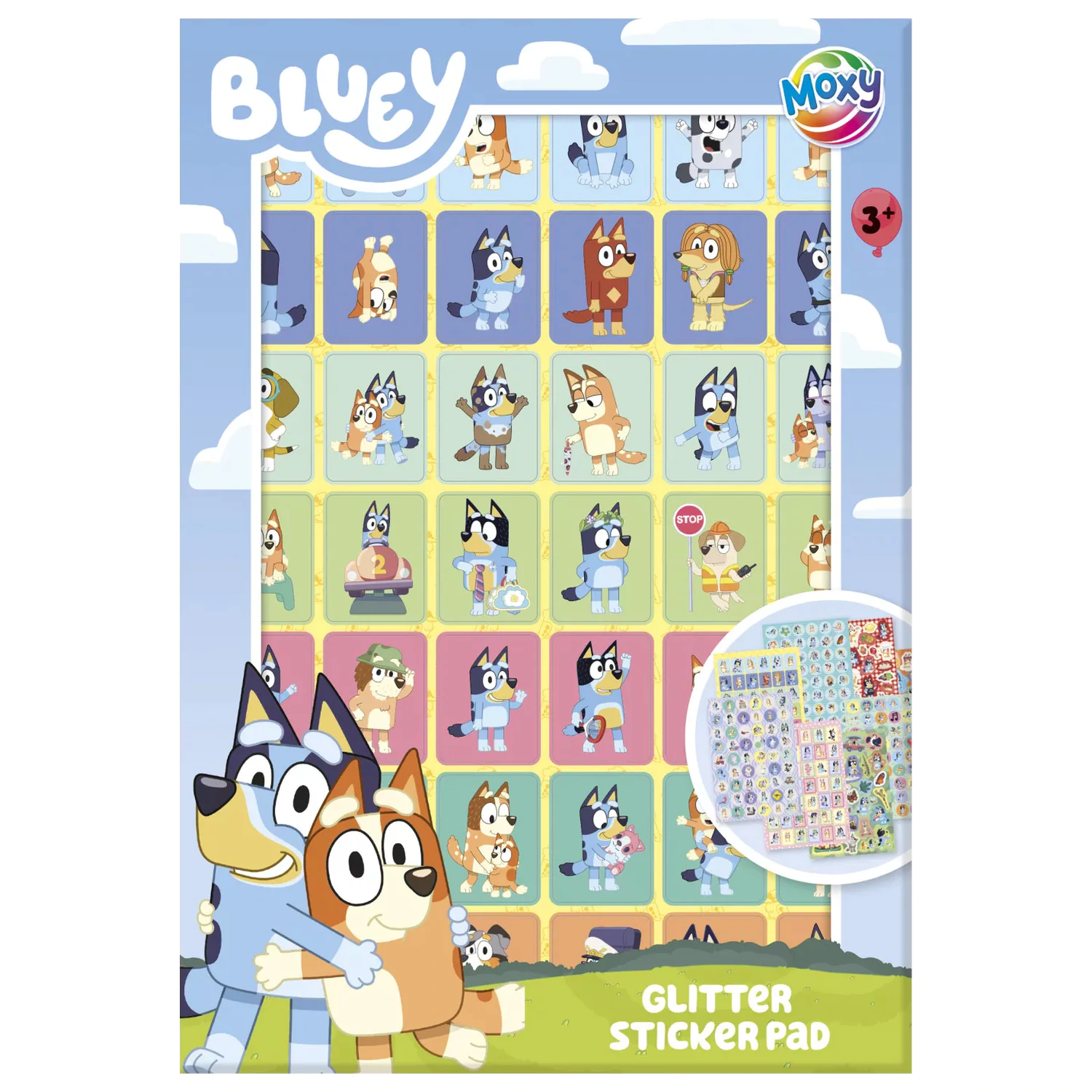 Bluey Friends Sada nálepek 8 listů fotografii produktu