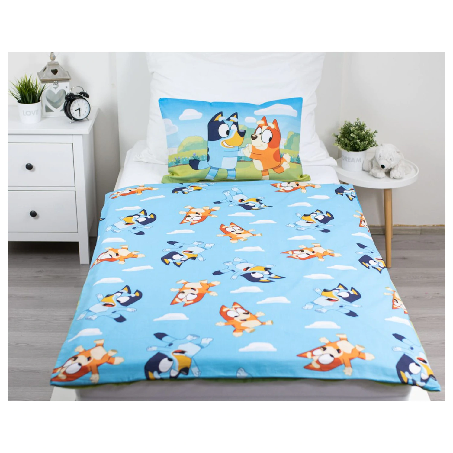 Bluey Happy Family Dětské předškolní povlečení na peřinu set fotografii produktu