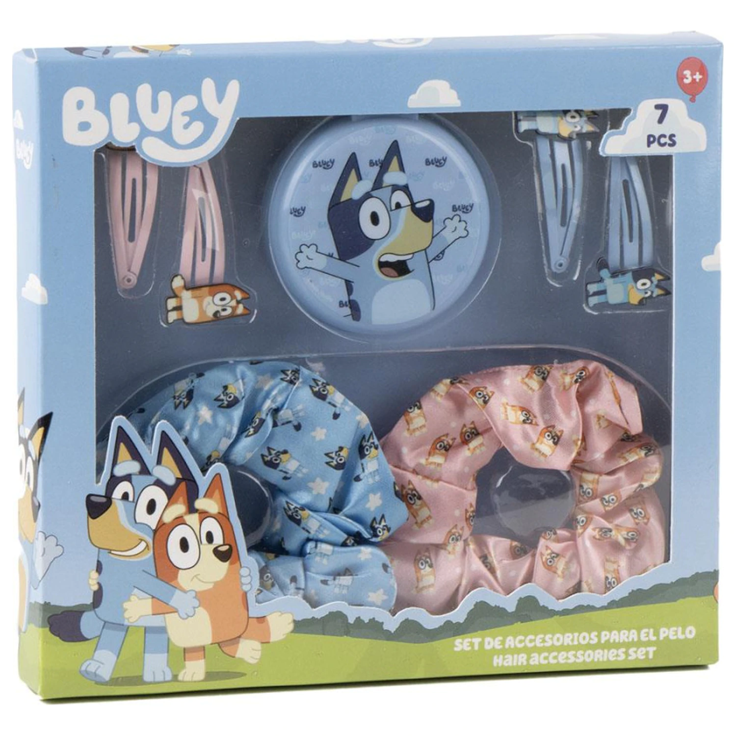 Bluey Happy sada vlasových doplňků 7 ks fotografii produktu