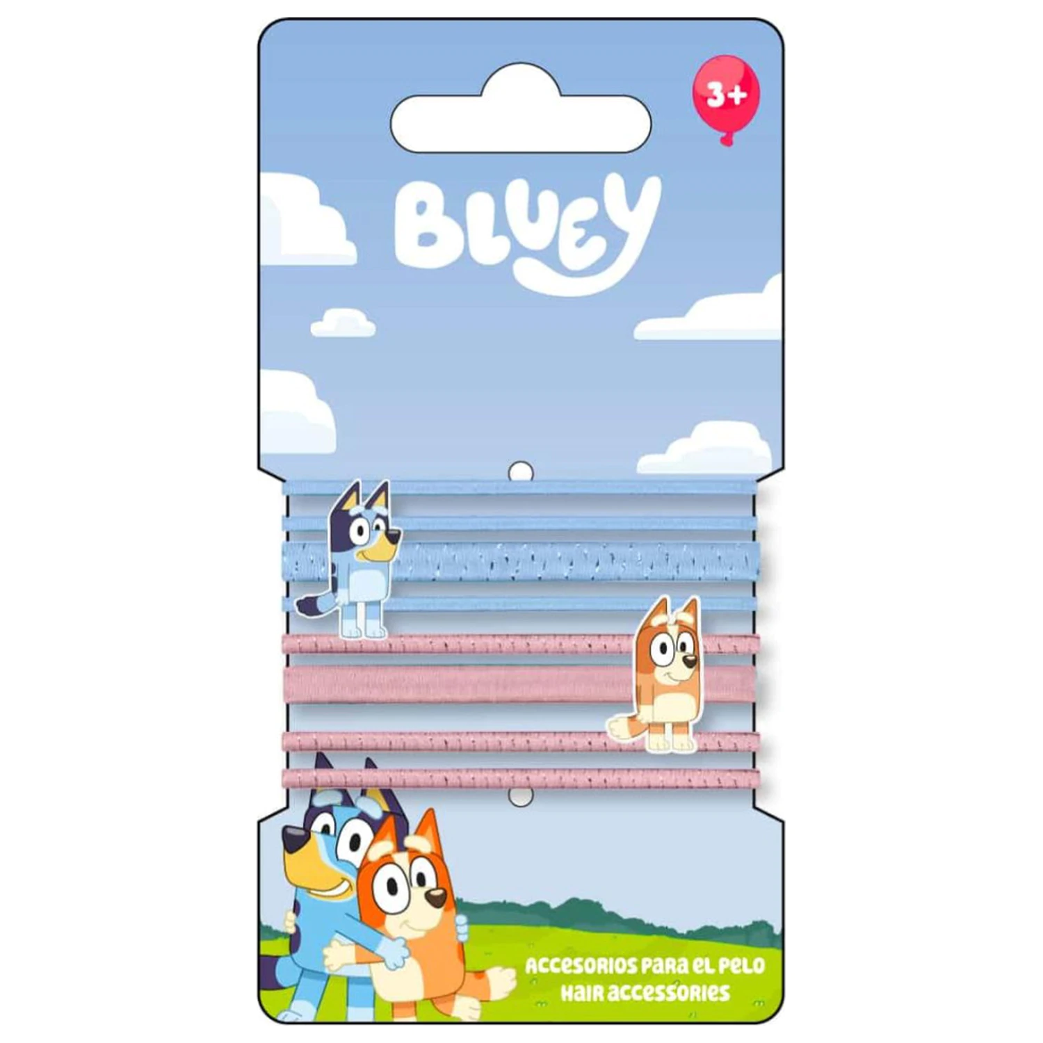 Bluey Happy Vibes sada gumiček do vlasů 8 kusů fotografii produktu