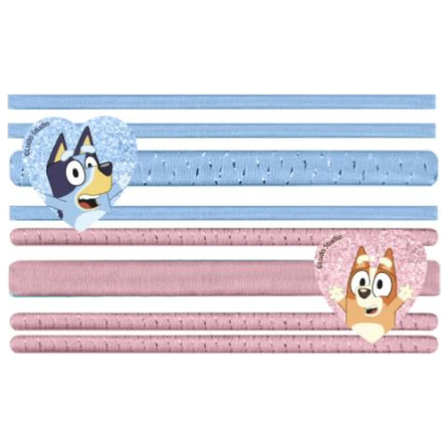 Bluey Sponky do vlasů se srdcem, 8 ks fotografii produktu