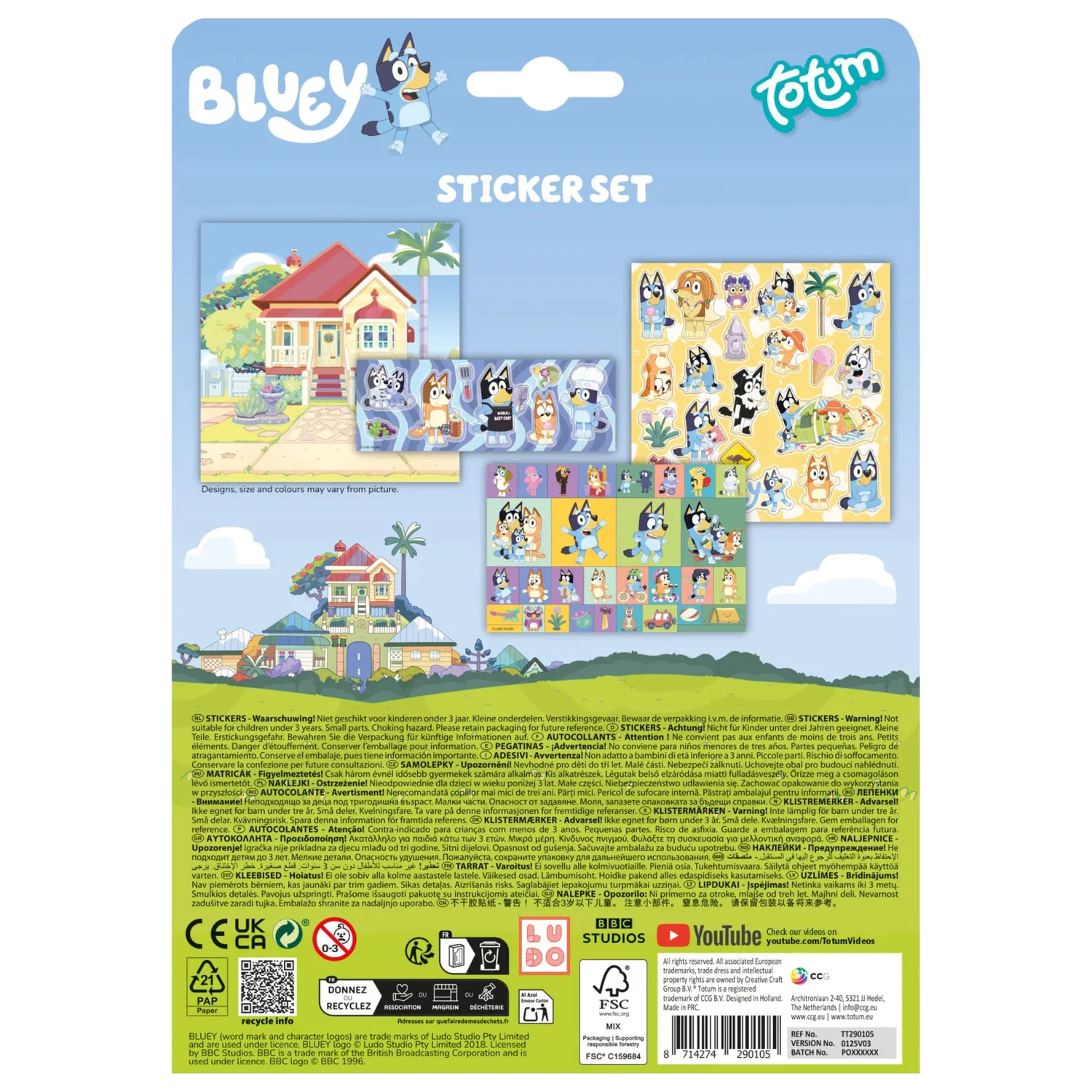 Bluey Home sada samolepek fotografii produktu
