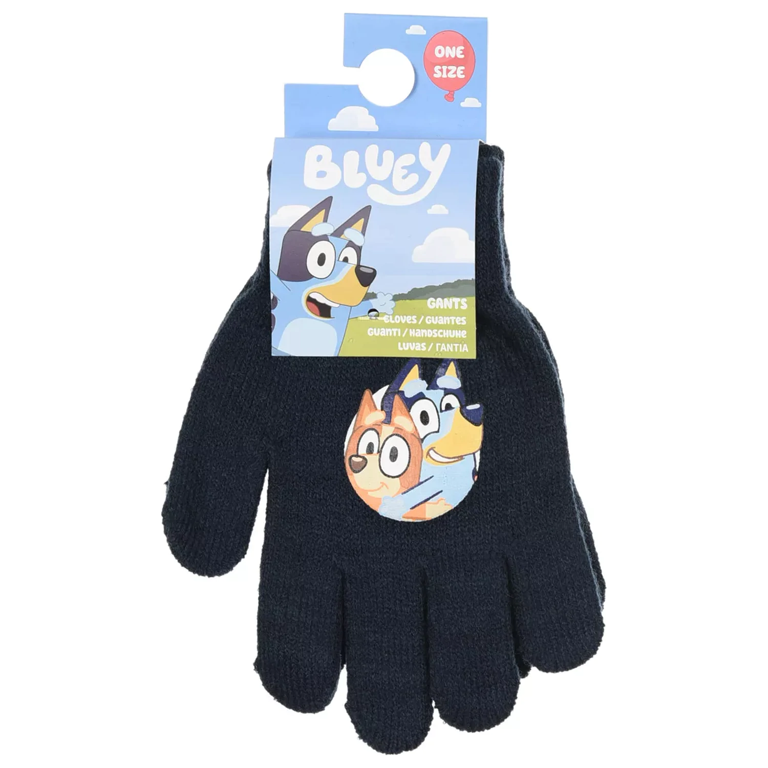 Bluey Hugs Dark Dětské rukavice fotografii produktu