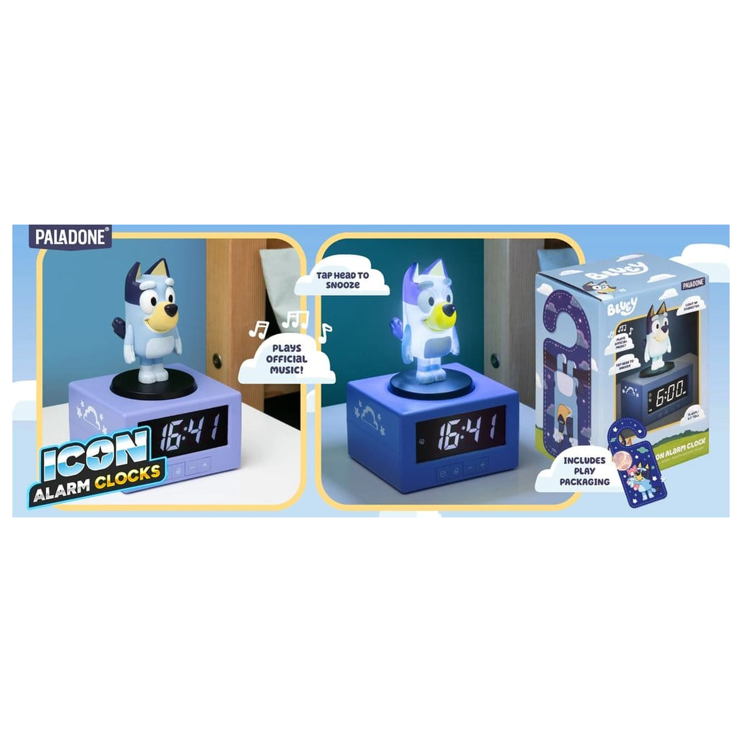 Bluey Icon Budík fotografii produktu