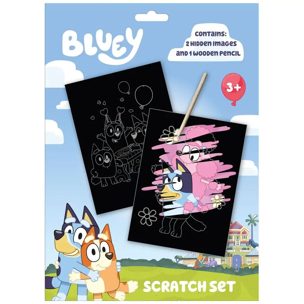 Bluey Scratch papírnická sada fotografii produktu