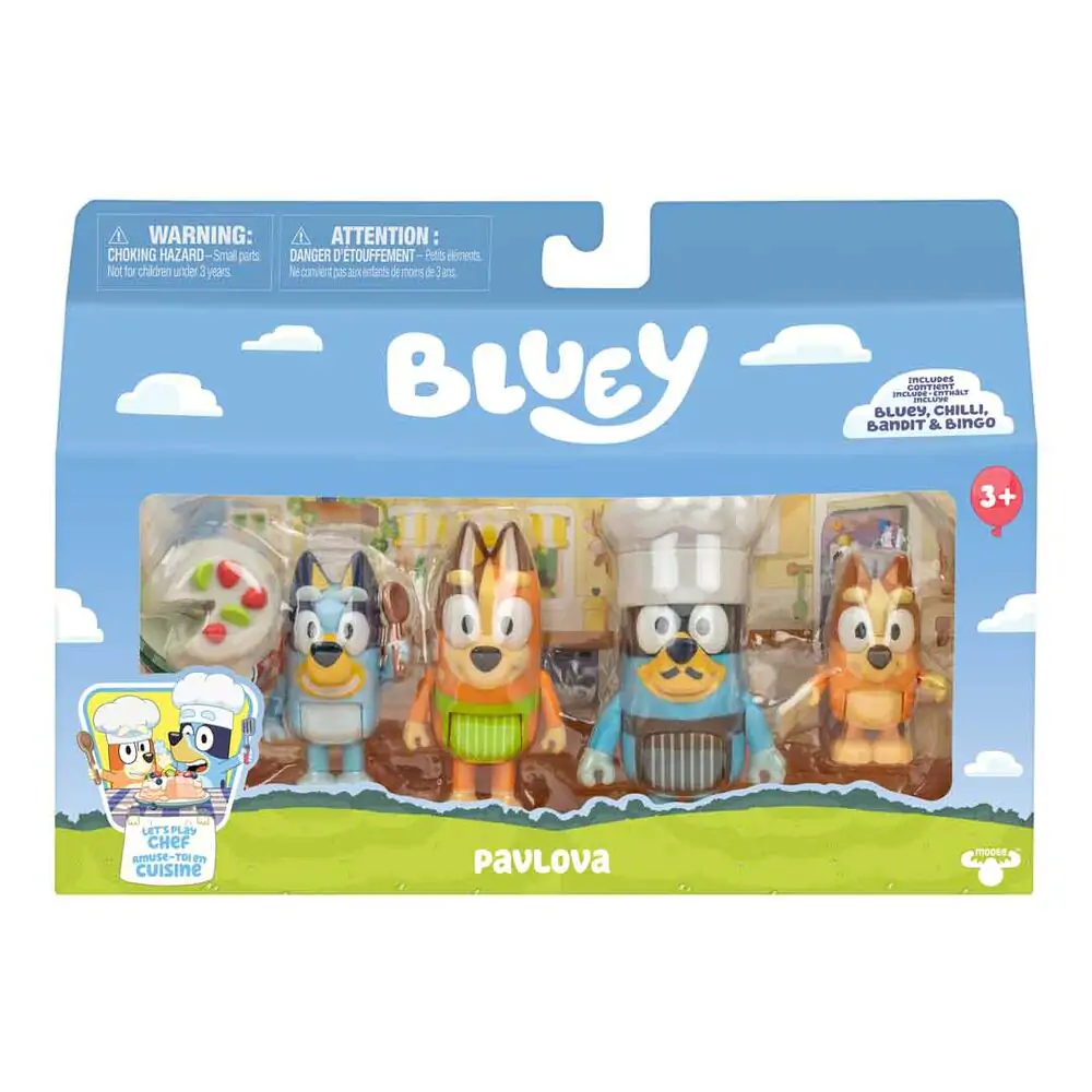 Bluey Lets Play Chef balení 4 figurek fotografii produktu