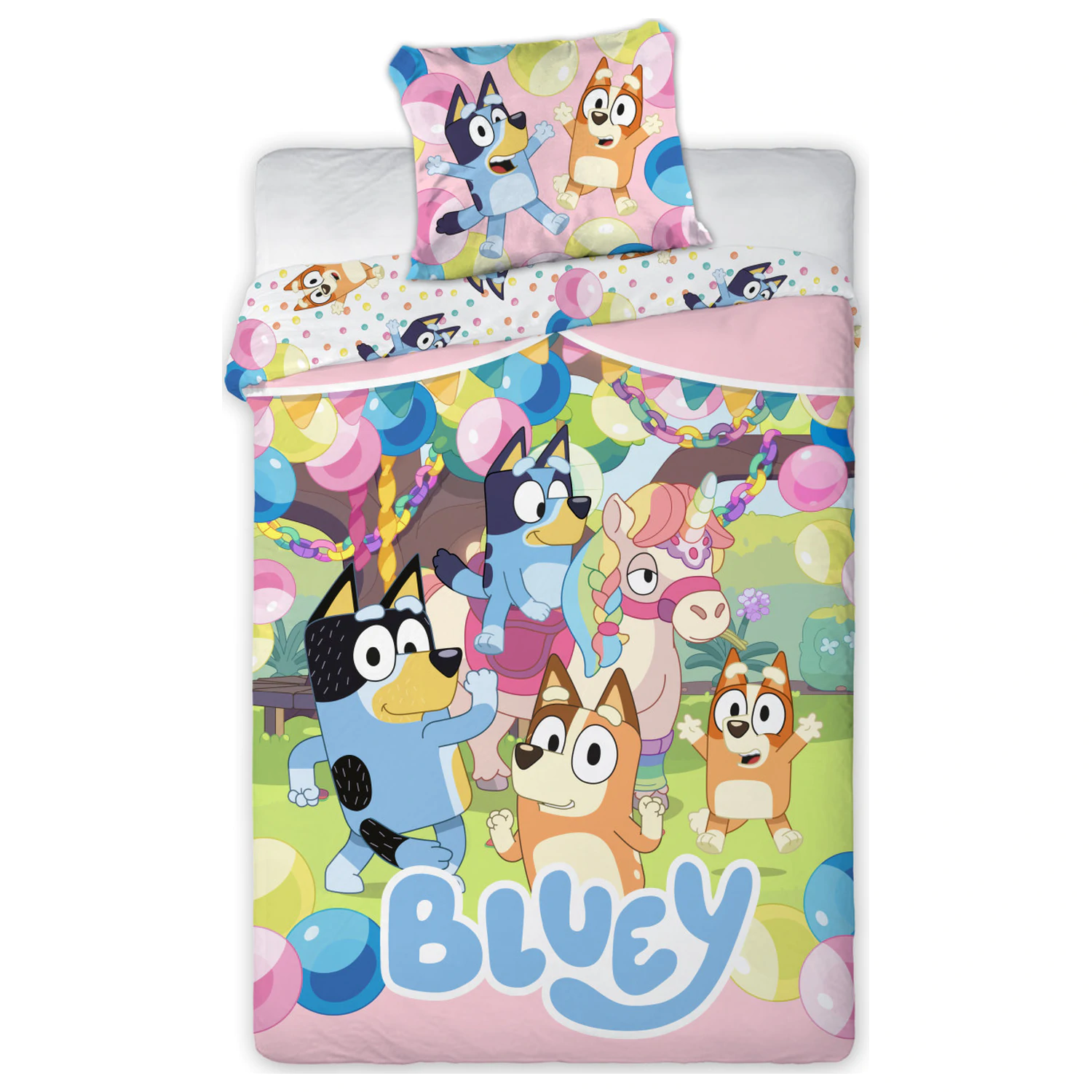 Bluey Magical Party dětský, předškolní povlak na peřinu fotografii produktu