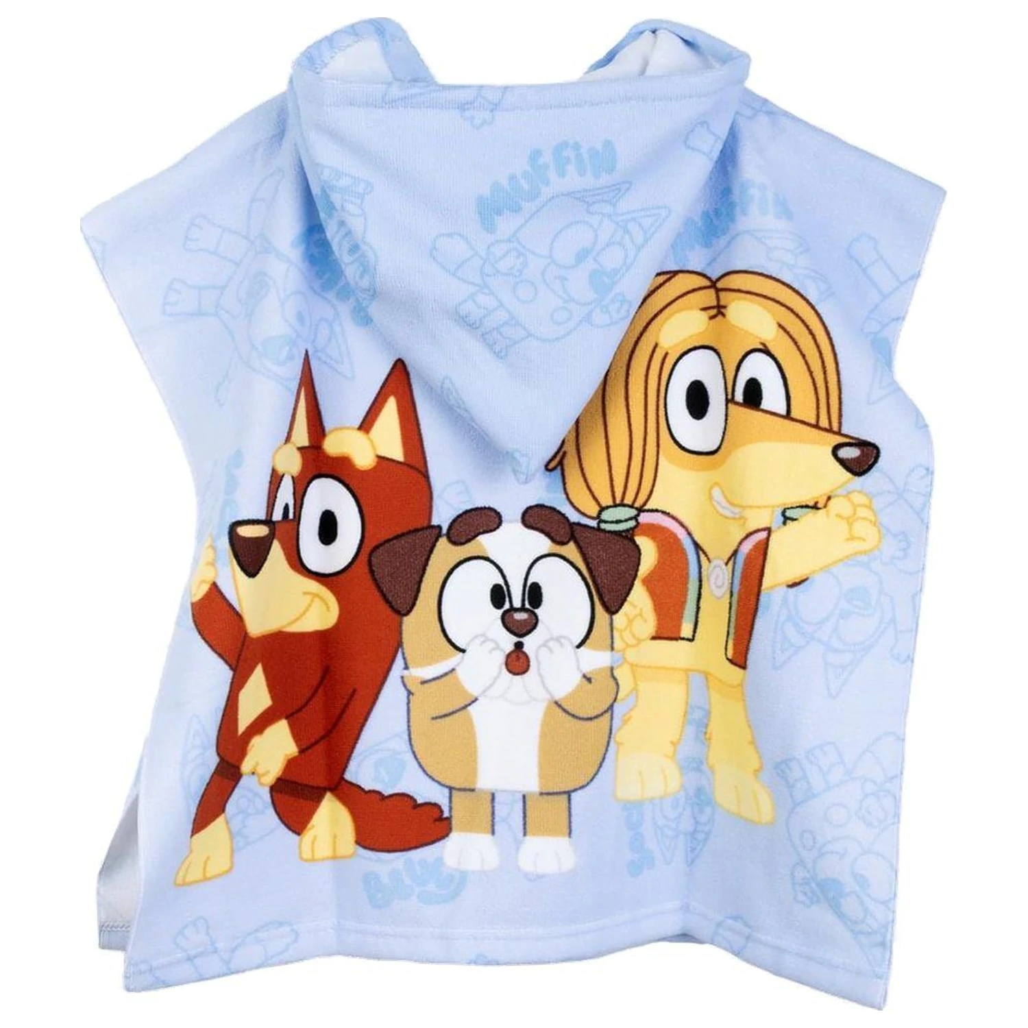 Bluey mikrovláknový ručník poncho fotografii produktu