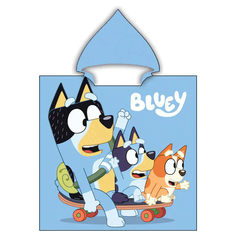 Bluey mikrovláknová pončo osuška fotografii produktu