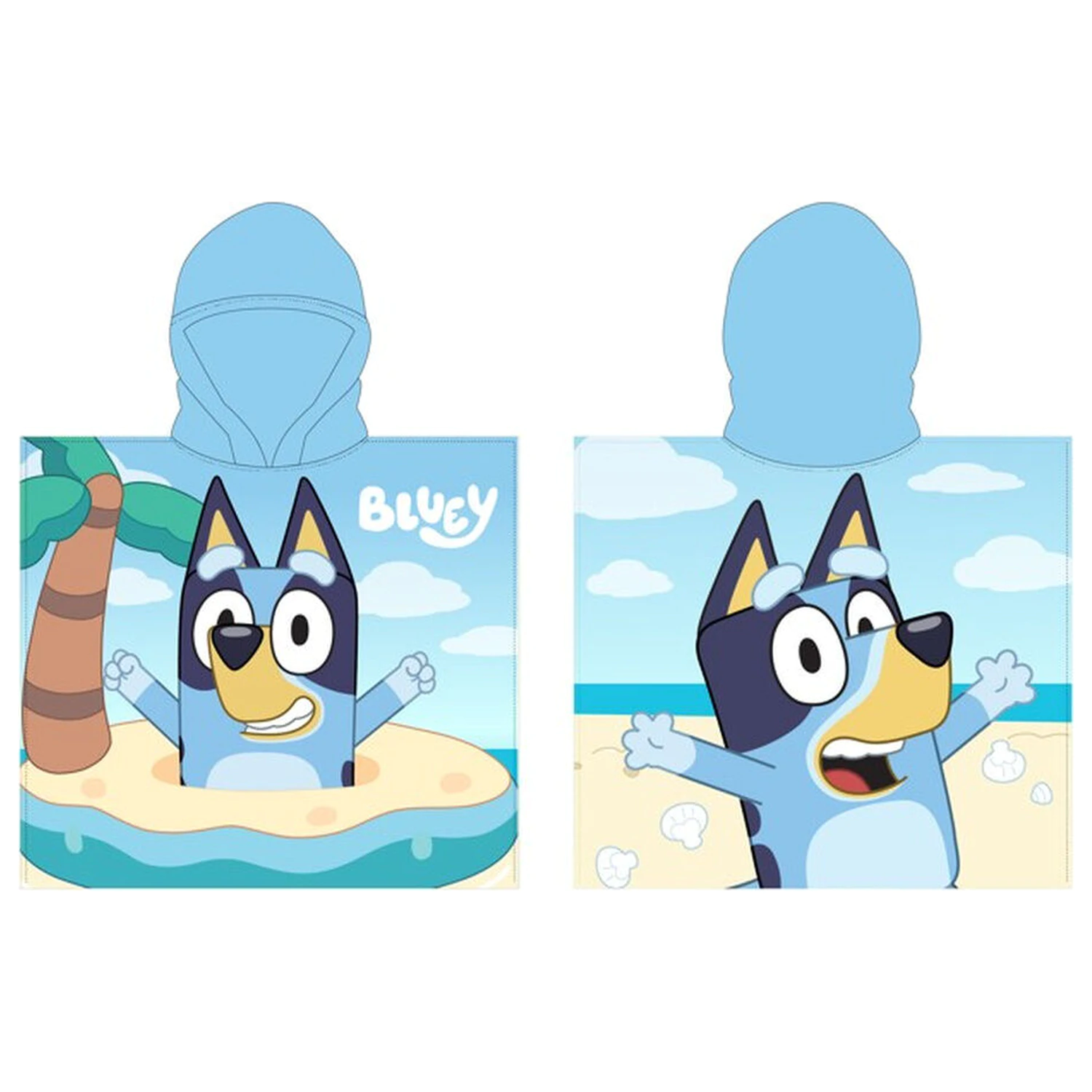 Bluey mikrovláknová pončová osuška fotografii produktu