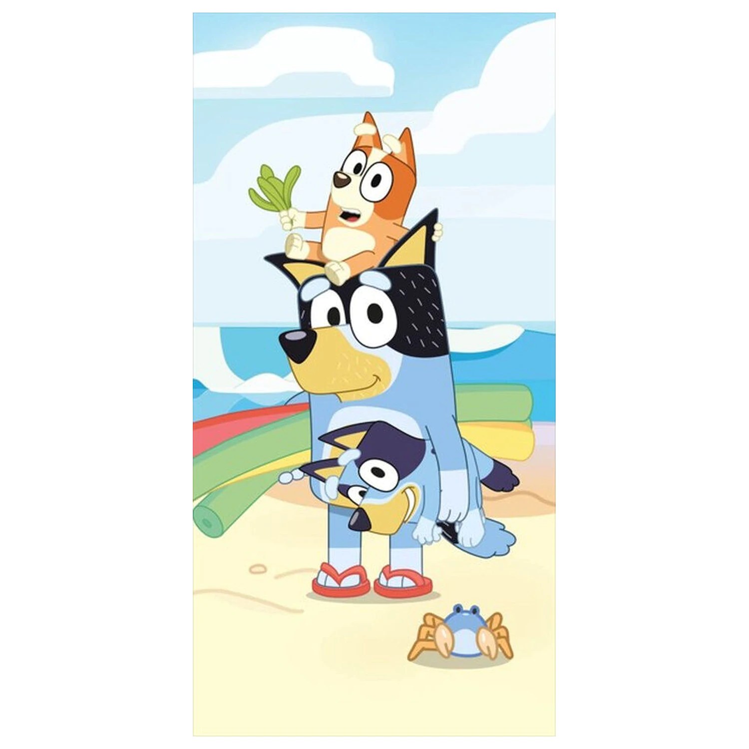 Bluey mikrovláknová plážová osuška fotografii produktu