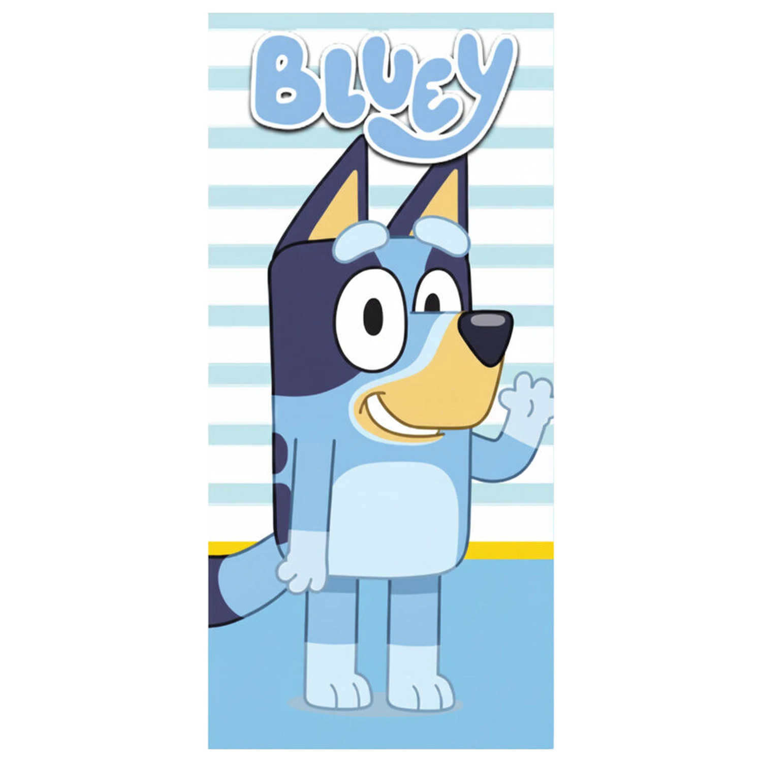 Bluey plážová osuška z mikrovlákna fotografii produktu