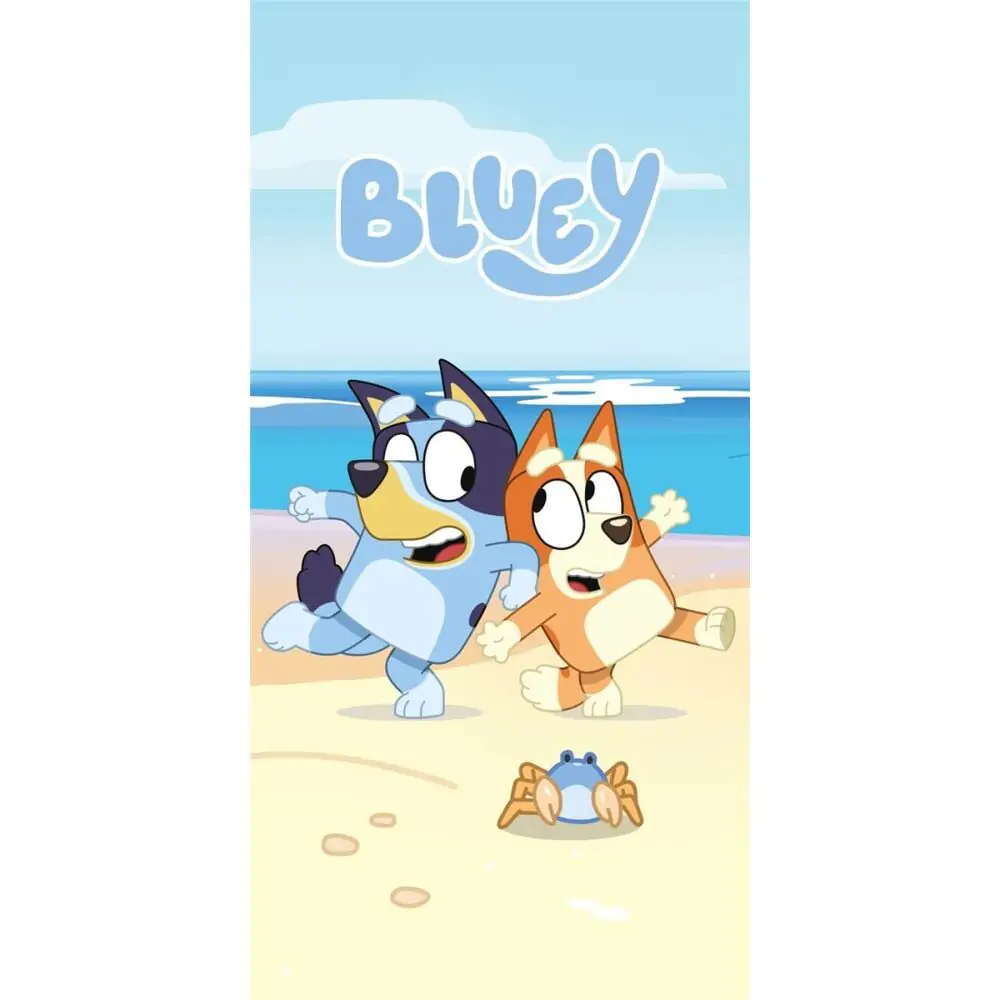 Bavlněná plážová osuška Bluey fotografii produktu