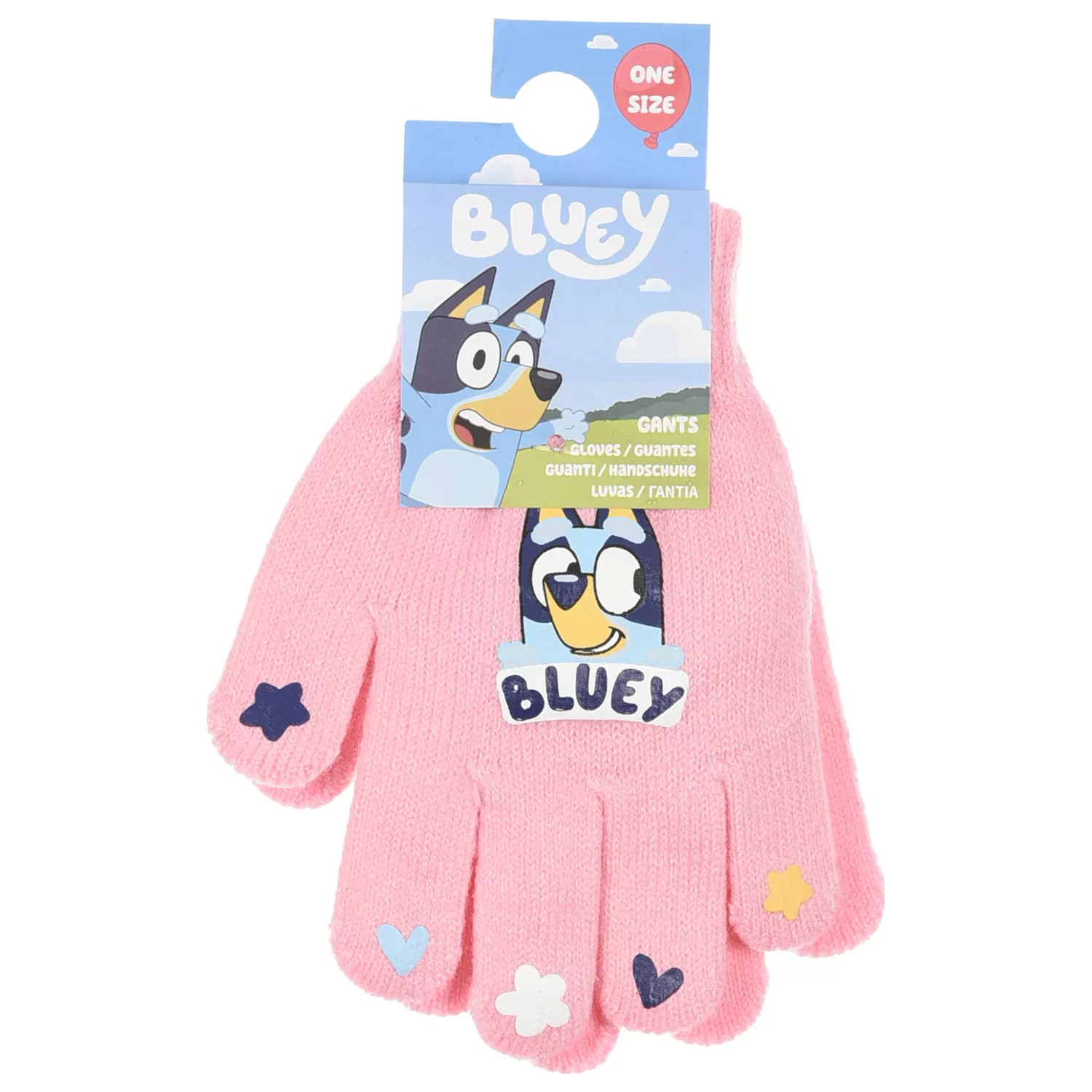 Bluey Pink dětské rukavice fotografii produktu