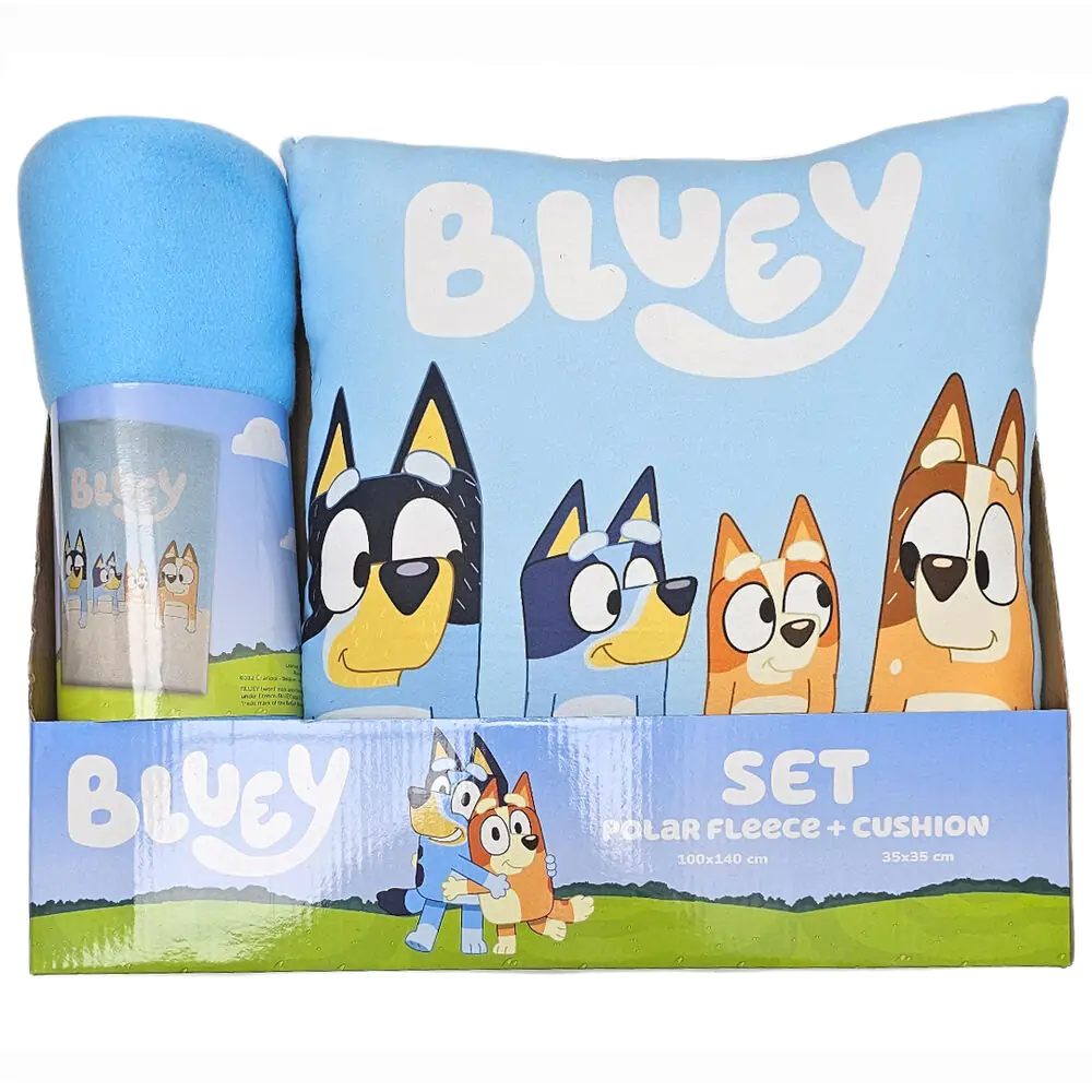 Bluey fleecová deka a polštář set fotografii produktu